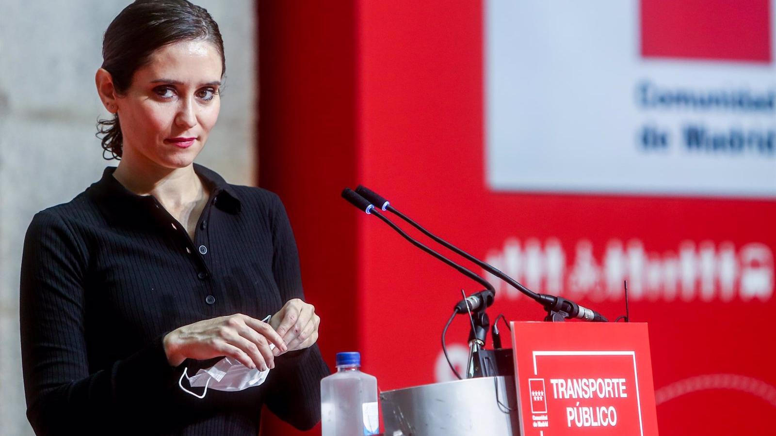 Díaz Ayuso dice que respetará los tiempos marcados por el PP para celebrar el congreso regional