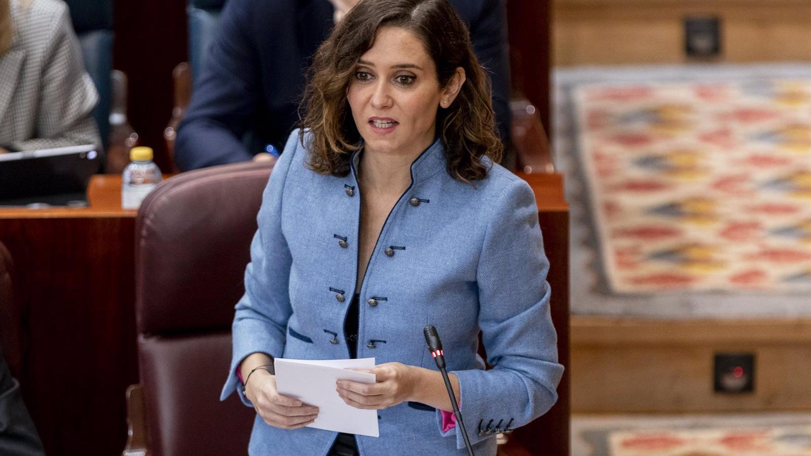 Díaz Ayuso reitera que nos pactará sus Presupuestos con el PSOE: "Aquí no estamos para repartir miserias"