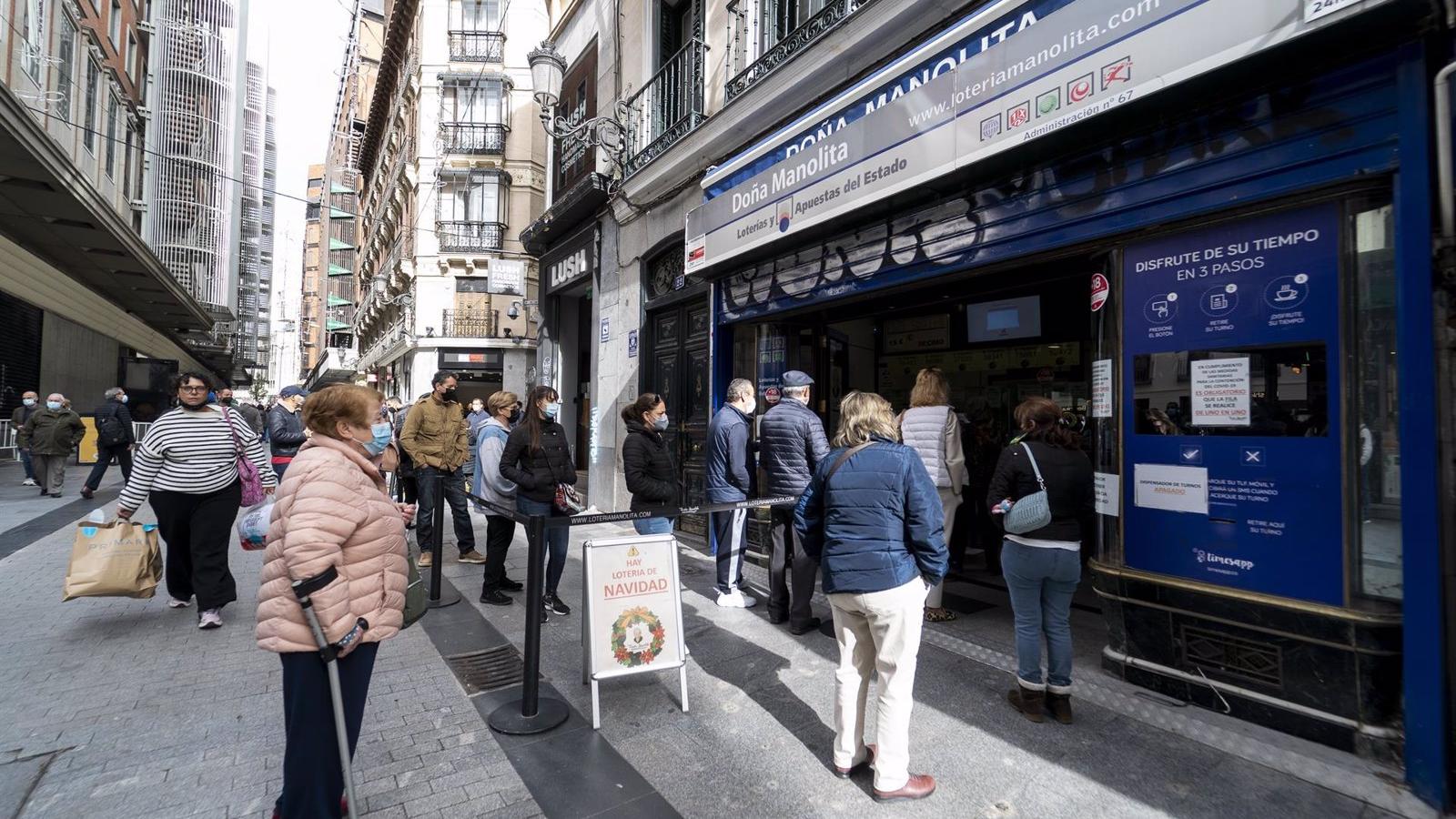 El sorteo de la lotería de Navidad 2021 repartirá 2.408 millones en premios, misma cantidad que el año pasado