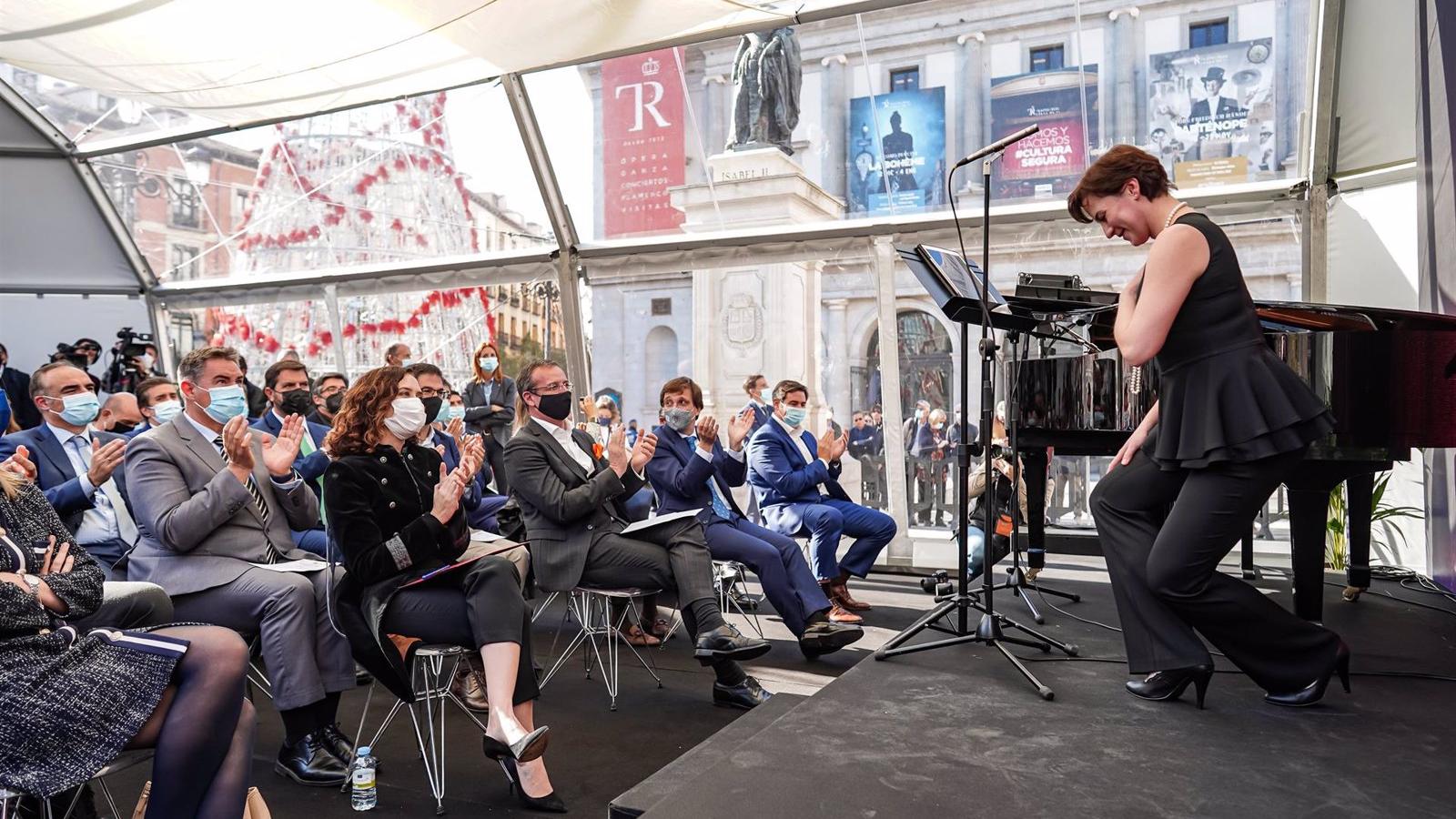 Músicos ofrecen un concierto a la vez desde distintas localizaciones de Madrid gracias al 5G