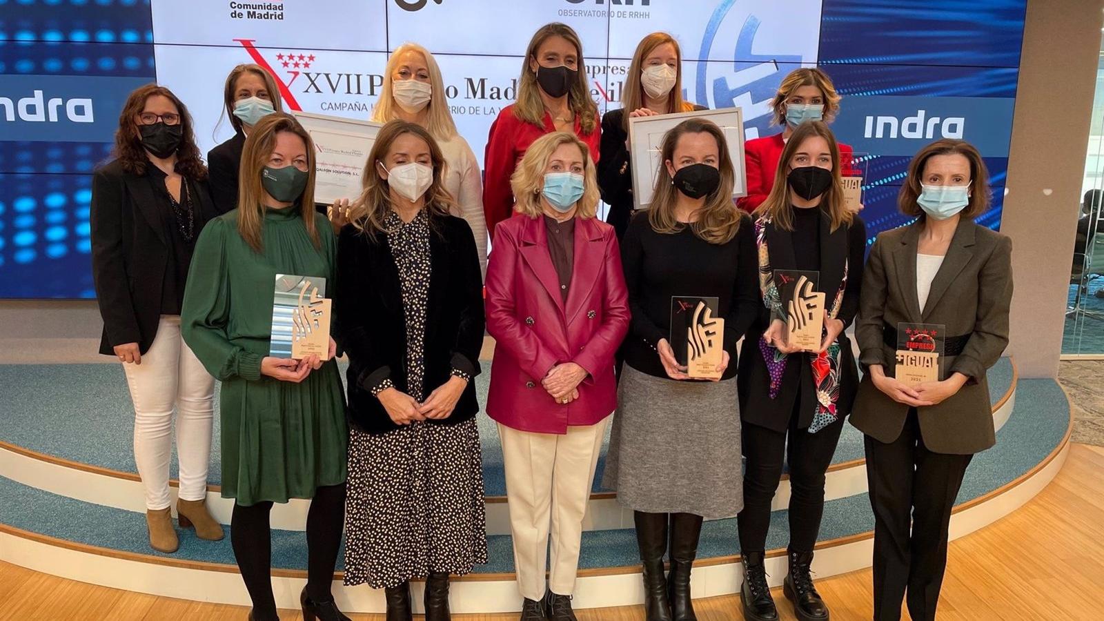 La Comunidad reconoce a las empresas que fomentan la conciliación, la corresponsabilidad y la igualdad en sus plantillas