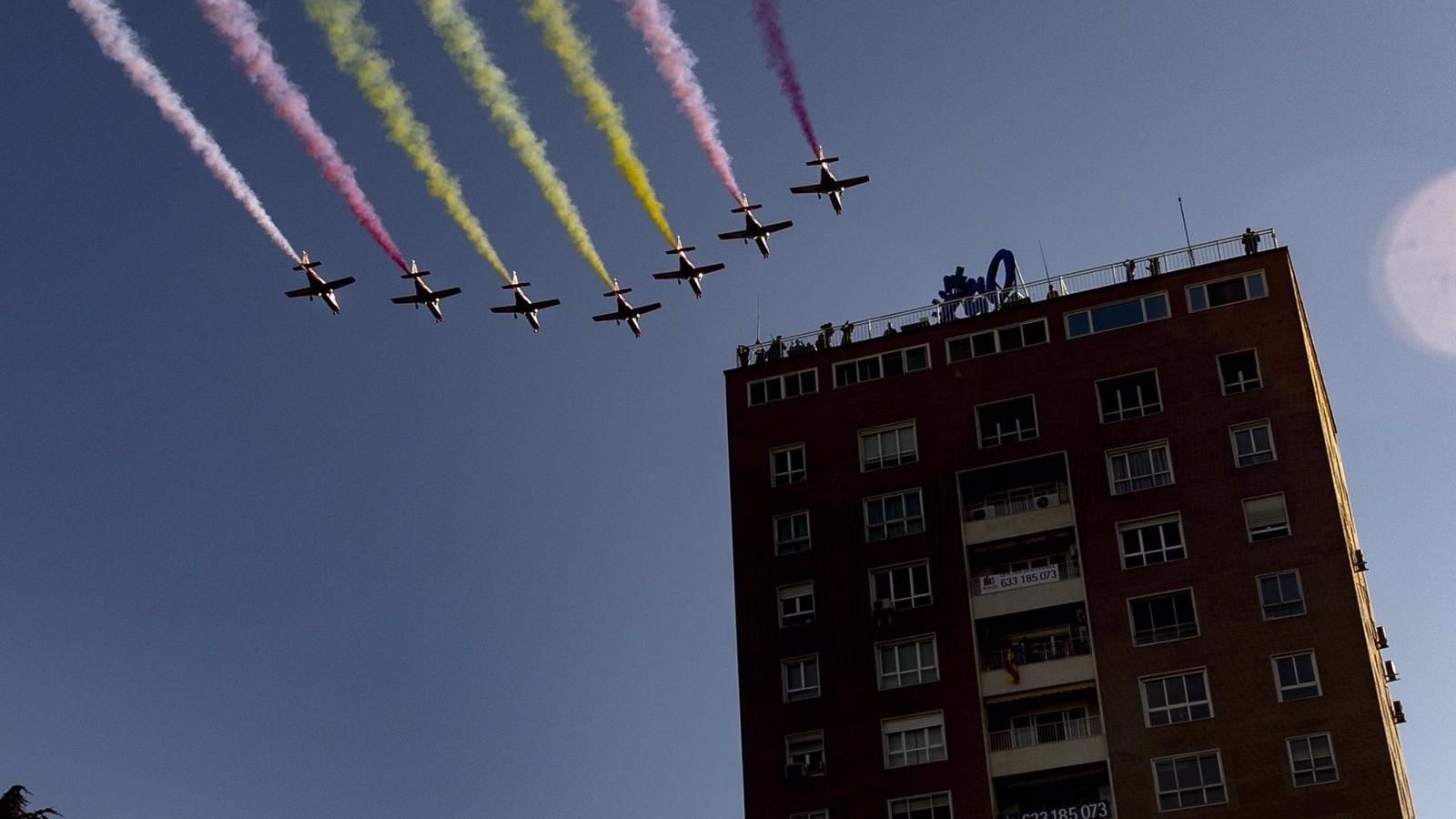 El desfile militar del 12 de octubre en Madrid costó un 30% menos que en 2019