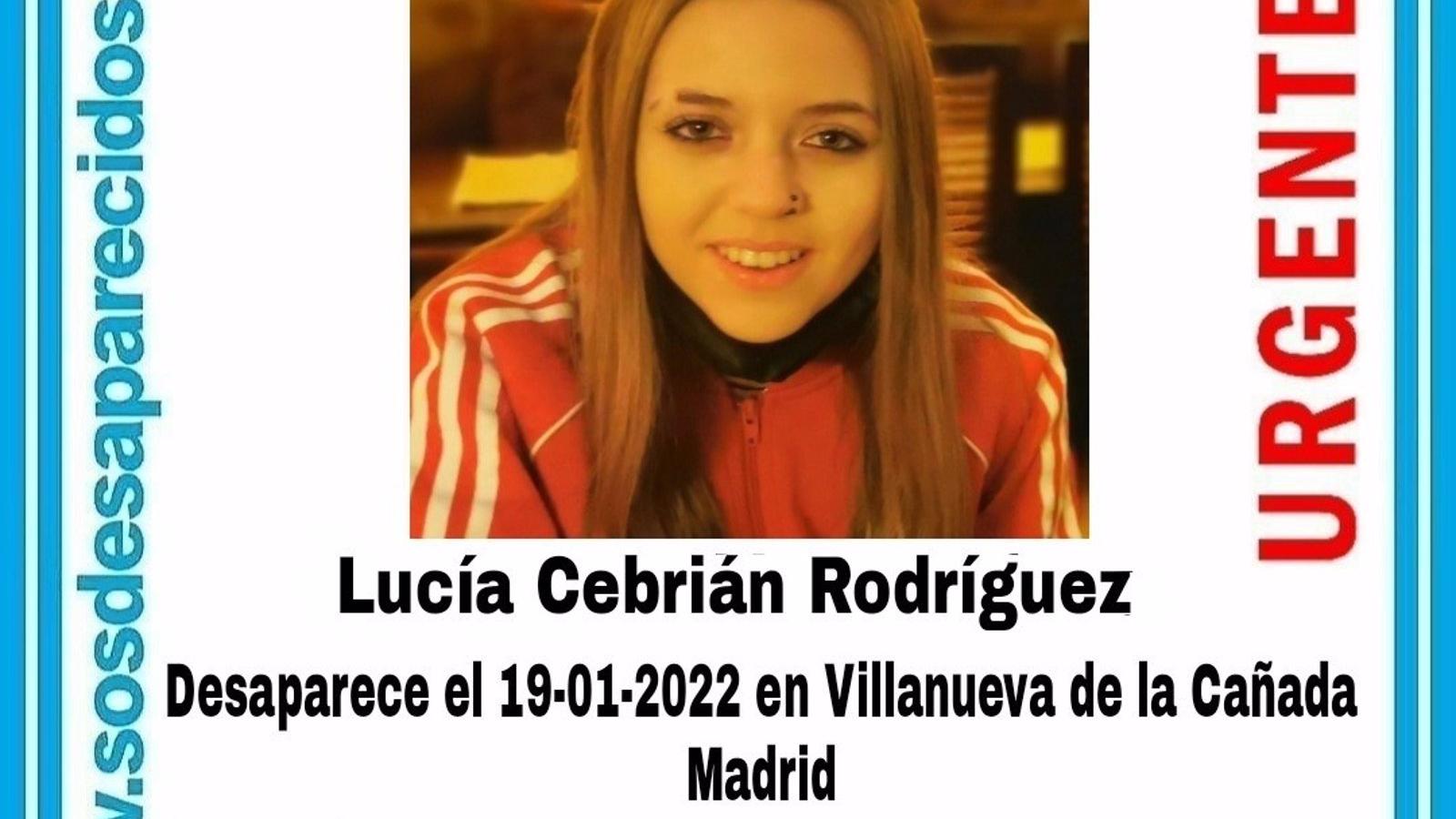 Buscan a una joven de 13 años desaparecida el pasado miércoles en Villanueva de la Cañada