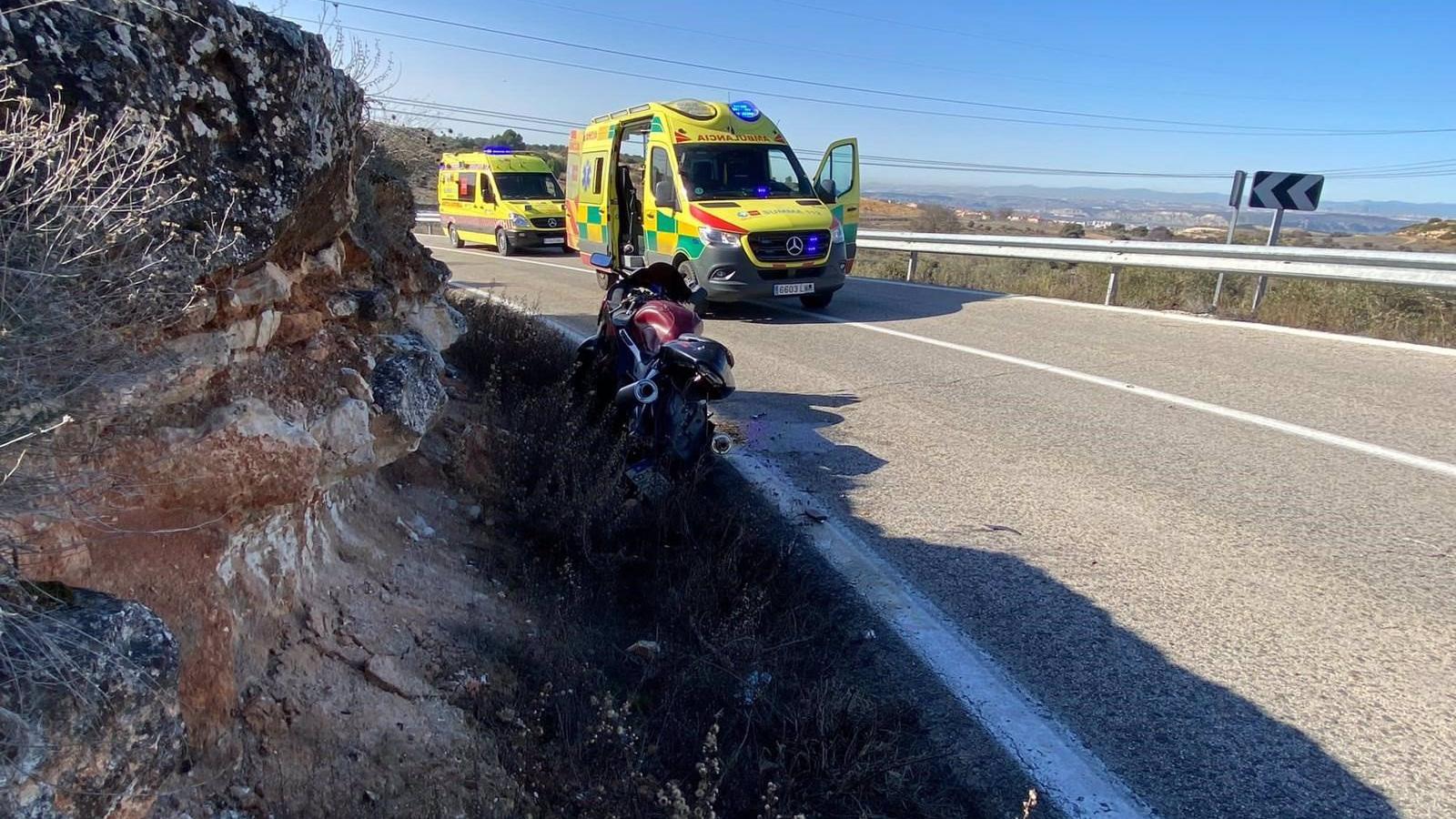 Herido grave un motorista de 41 años tras colisionar contra un coche en Arganda