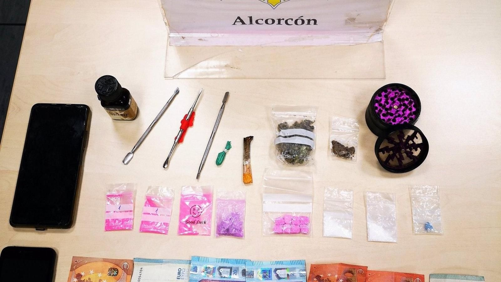 Una persona detenida en Alcorcón por tráfico de drogas