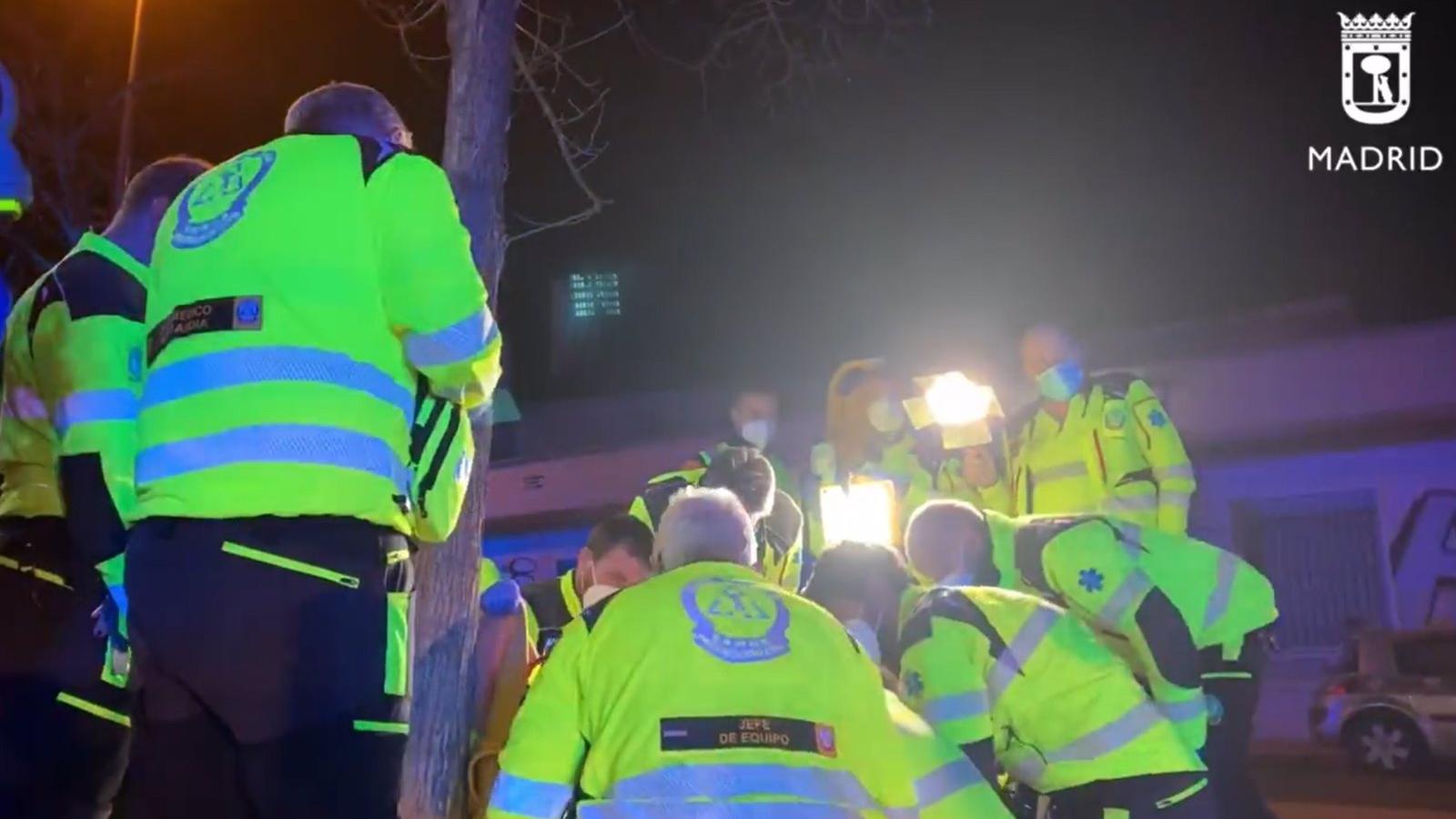 Trasladado grave al hospital un hombre de 71 años tras ser atropellado en Puente de Vallecas