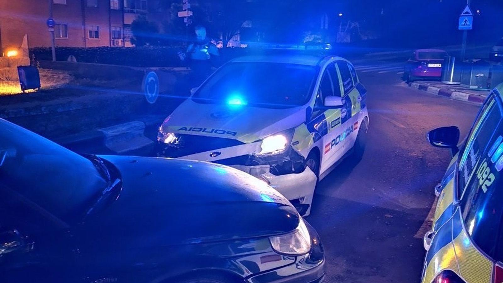 Dos detenidos y cuatro agentes heridos tras una persecución policial en Alcorcón