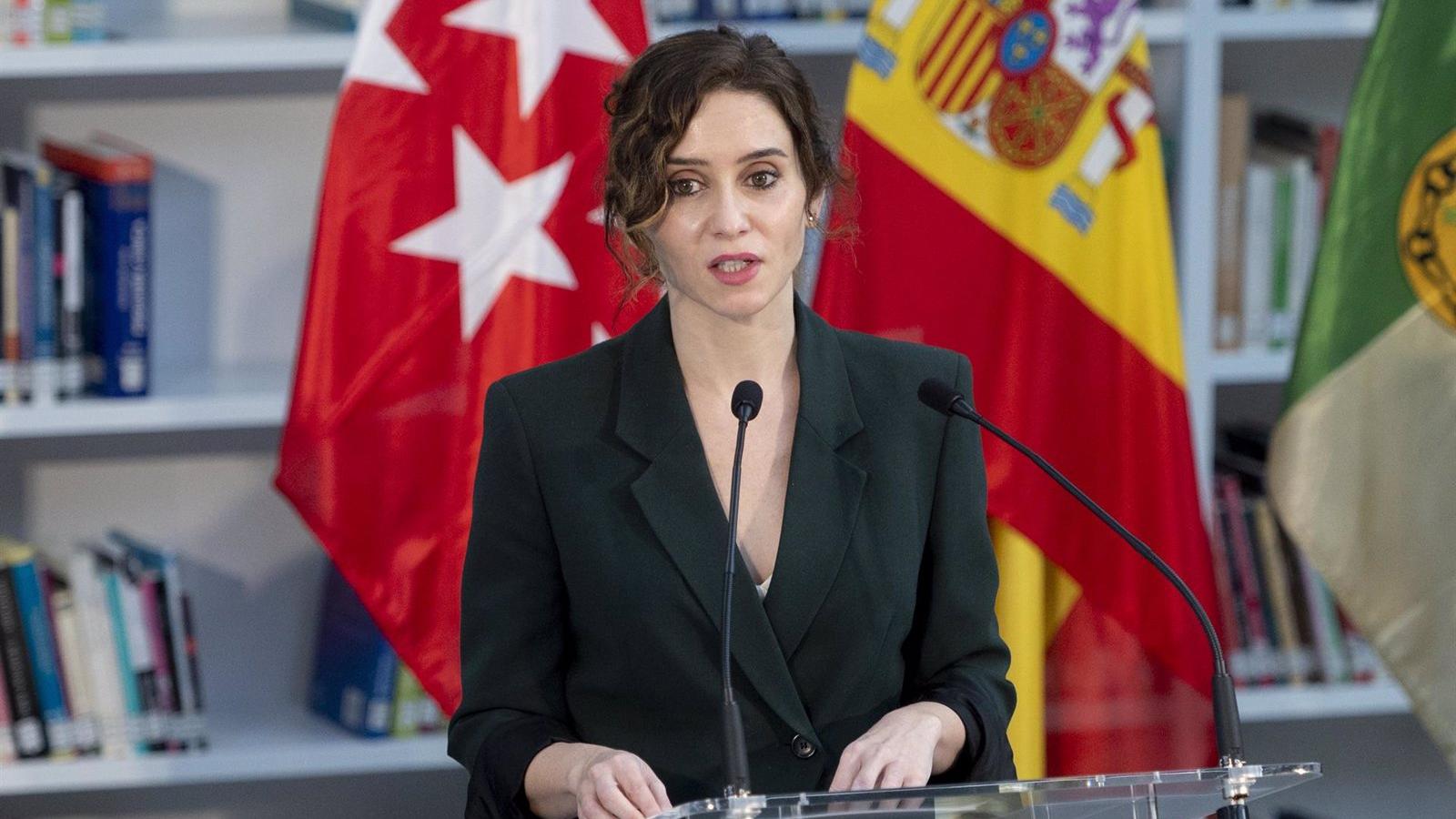 Díaz Ayuso agradece los gestos de apoyo y reitera que su compromiso es con Madrid