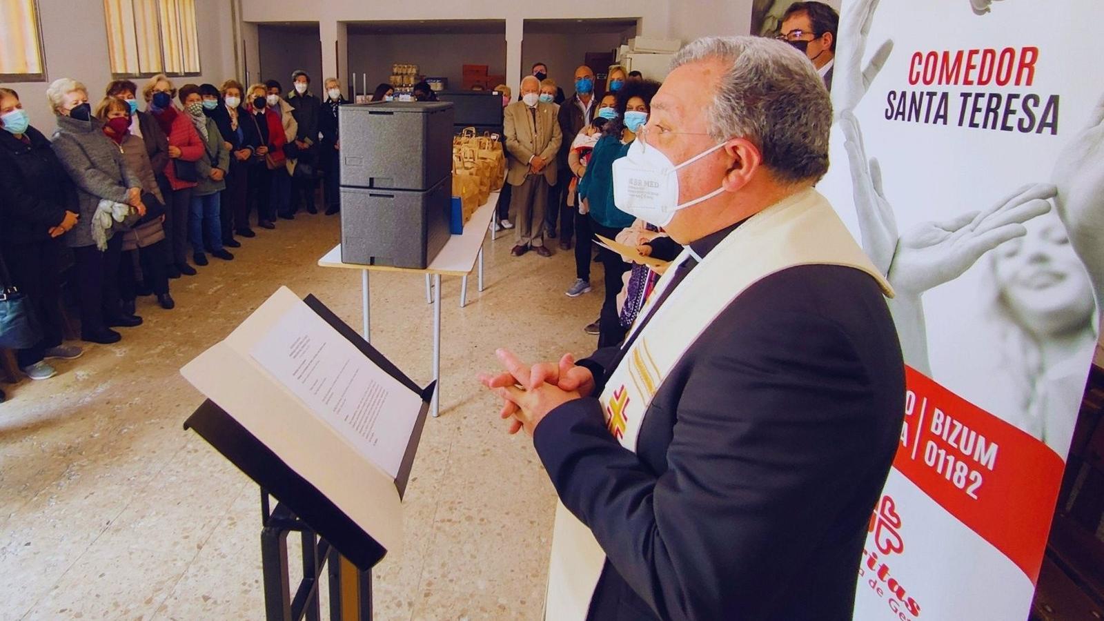 Cáritas Gétafe reabre el comedor social Santa Teresa donde atiende diariamente a unas 50 personas
