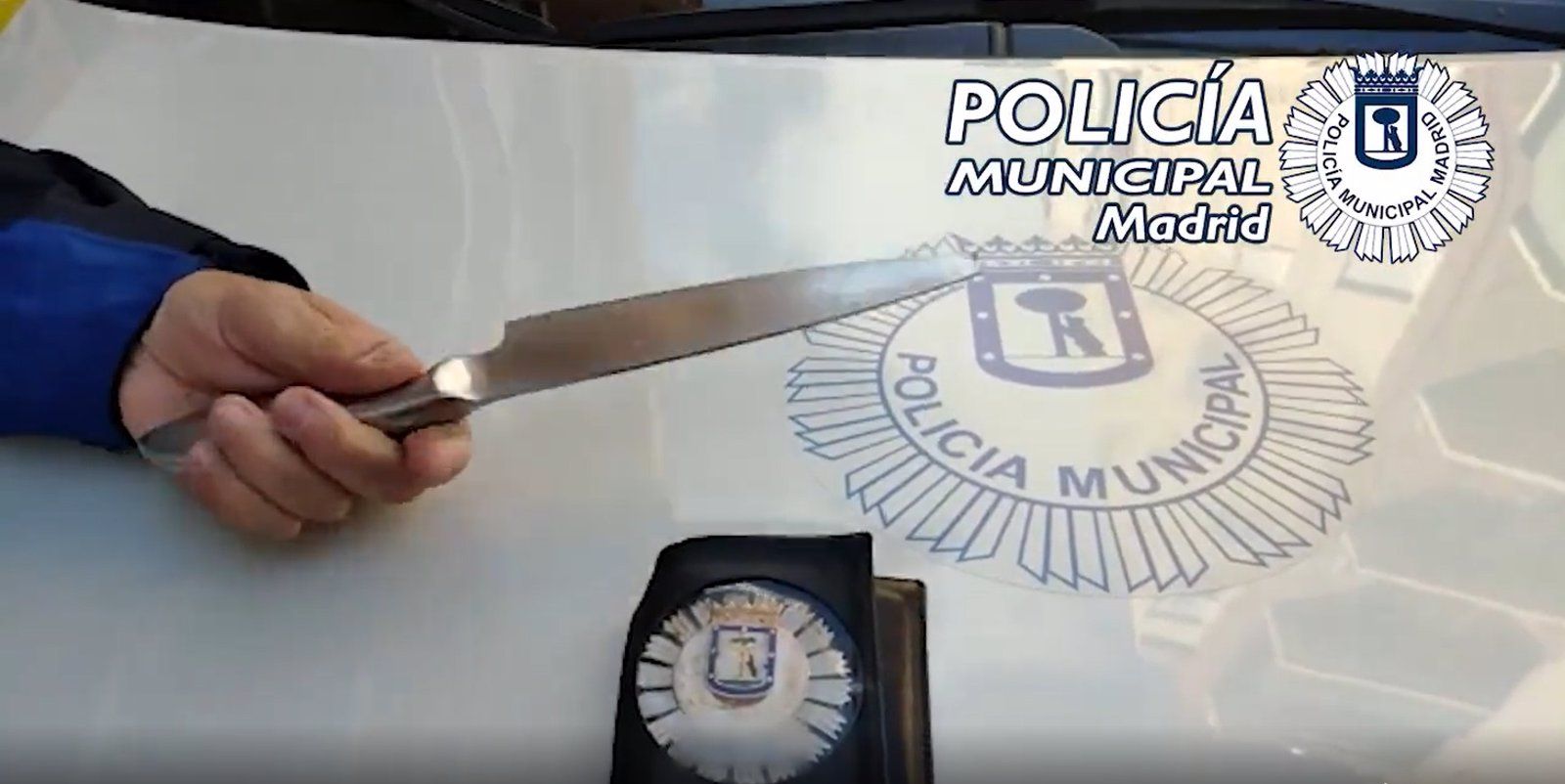 Detenido un hombre por lanzar un cuchillo de grandes dimensiones su compañero de piso en Carabanchel