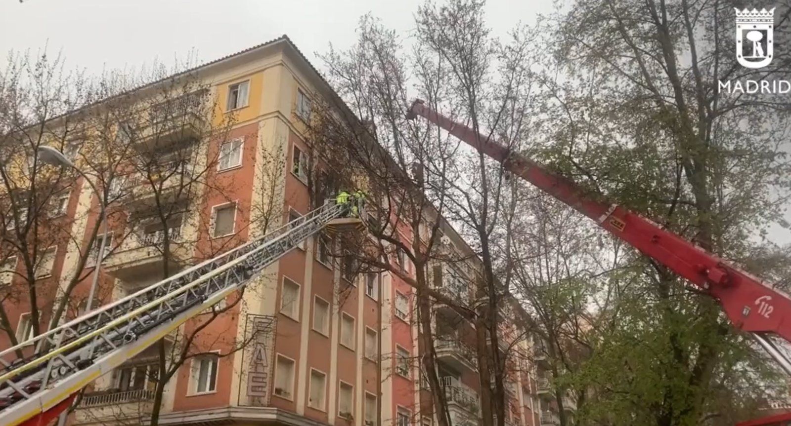 Los Bomberos de Madrid realizaron cerca de 20 intervenciones por la lluvia