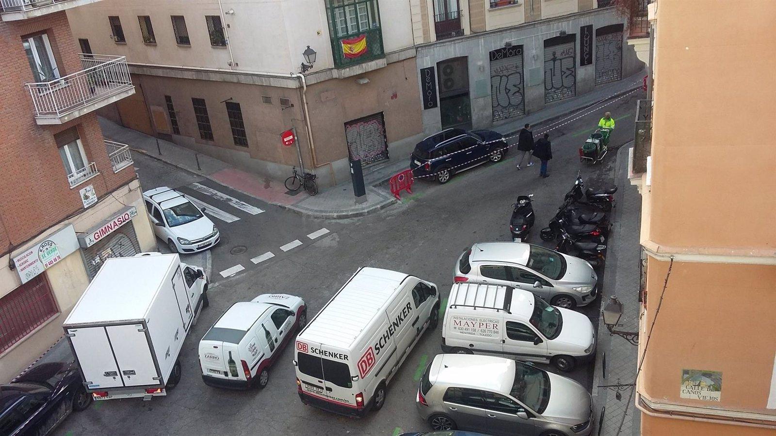 Los vecinos del centro de Madrid protestan 