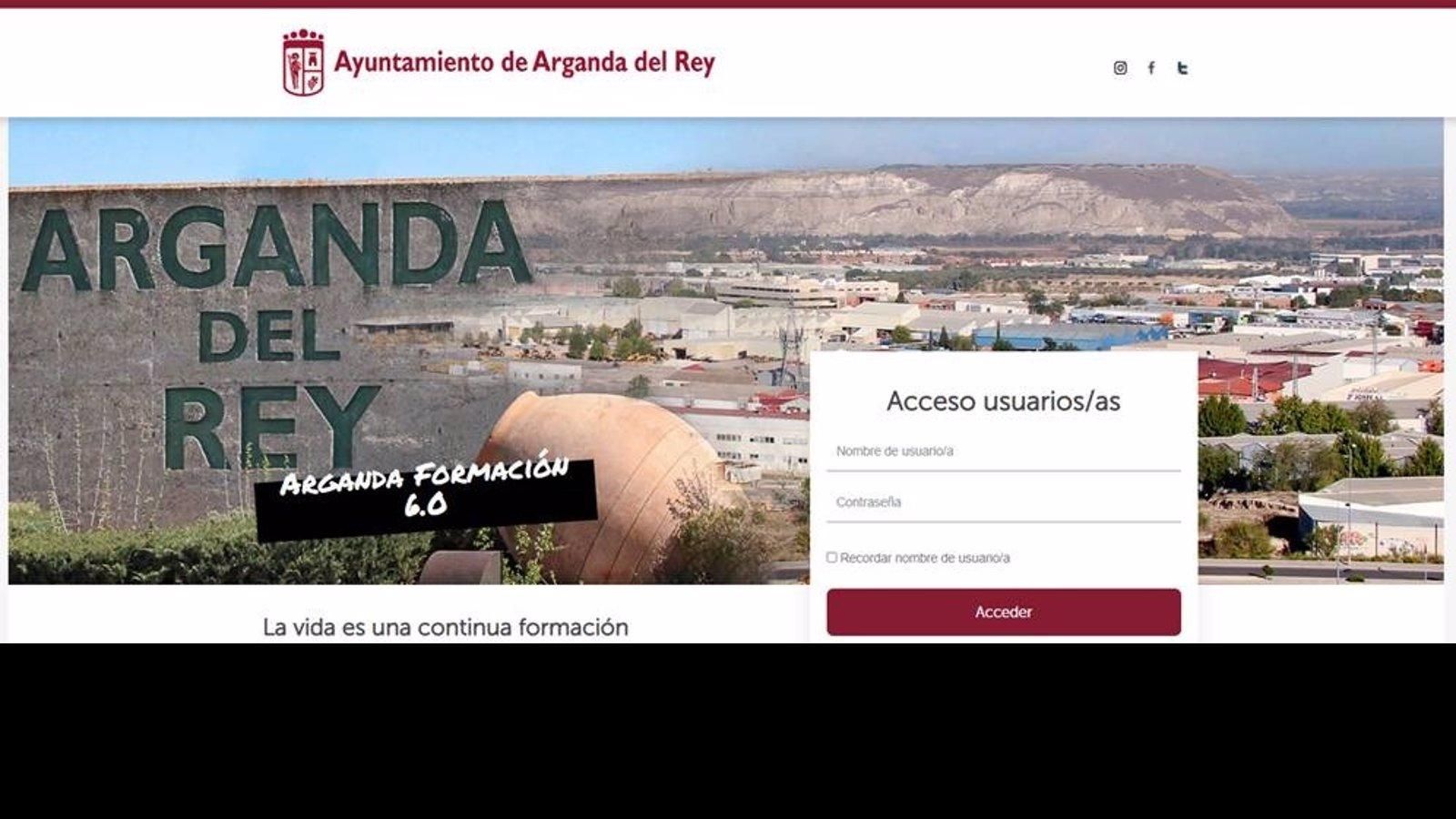 Arganda lanza 'Arganda Formación 6.0' con más de 500 ofertas