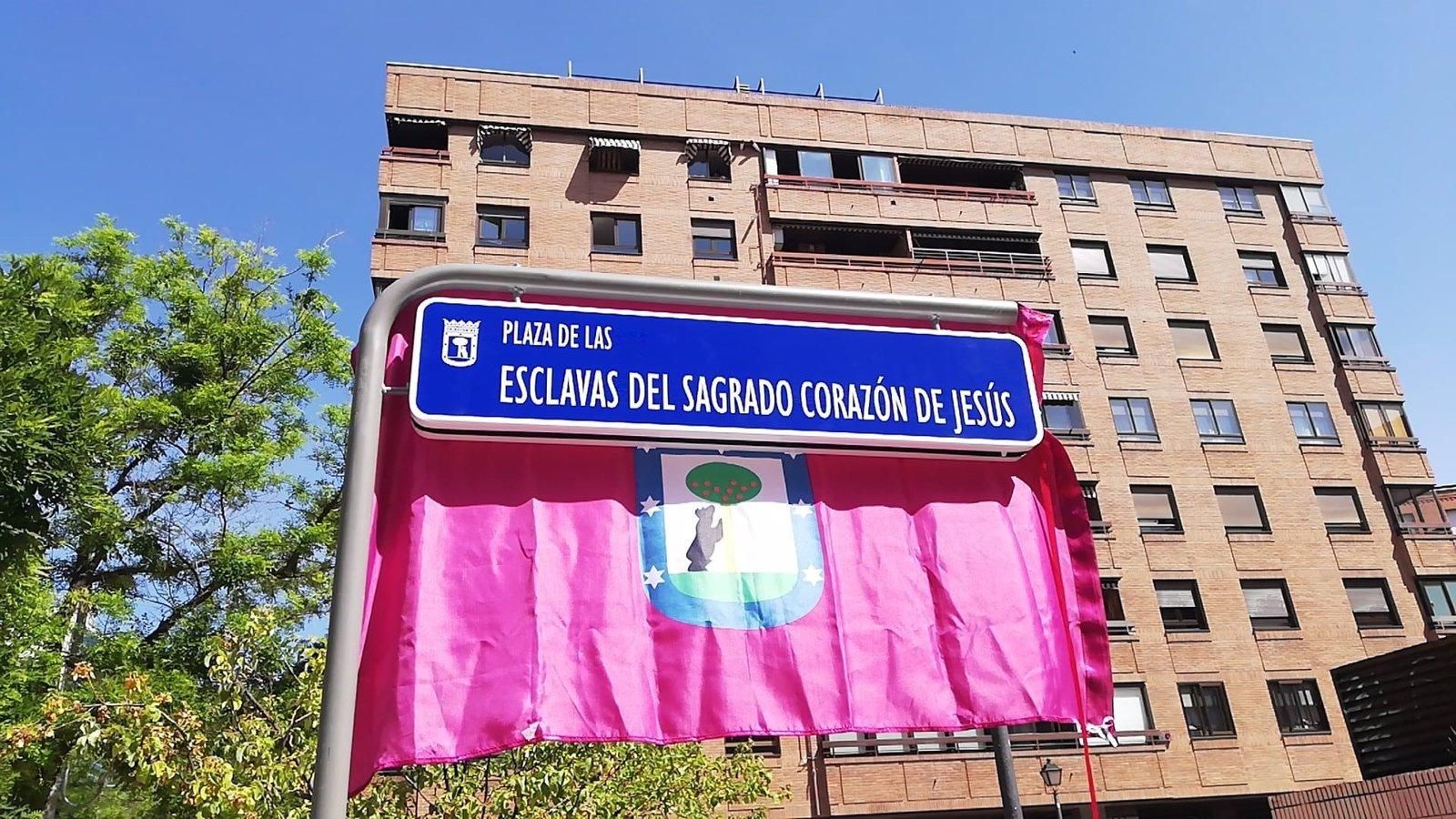 Las Esclavas del Sagrado Corazón de Jesús dan nombre a una plaza en Chamberí Las Esclavas del Sagrado Corazón de Jesús dan nombre a una plaza en Chamberí