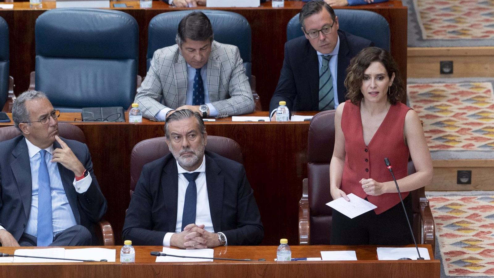 Díaz Ayuso critica a Vox por querer ser como el PP y luego critiquen "lo que conviene del PP"