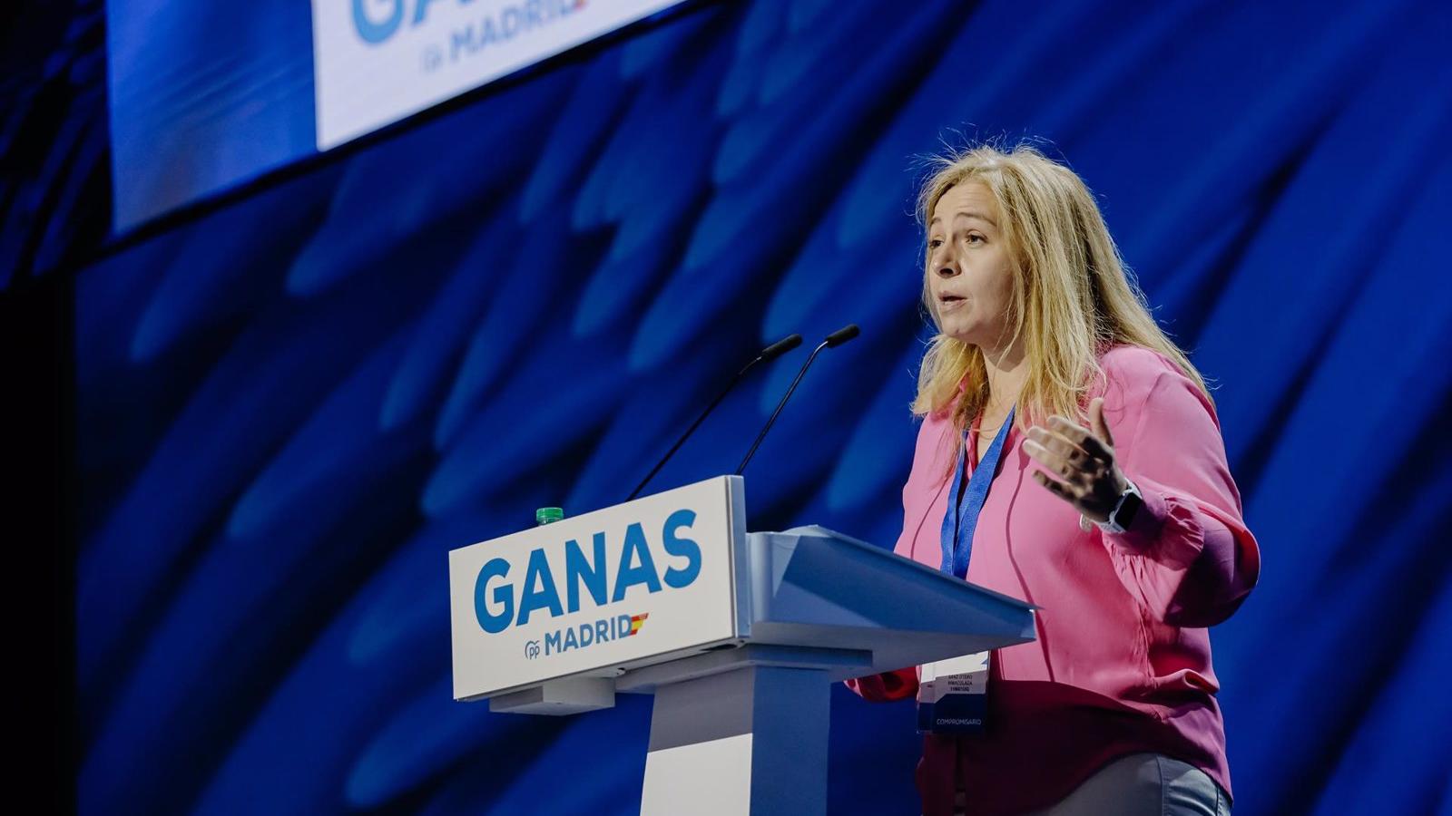 Inmaculada Sanz asegura que encara con "ilusión" su nuevo cargo en el PP de Madrid
