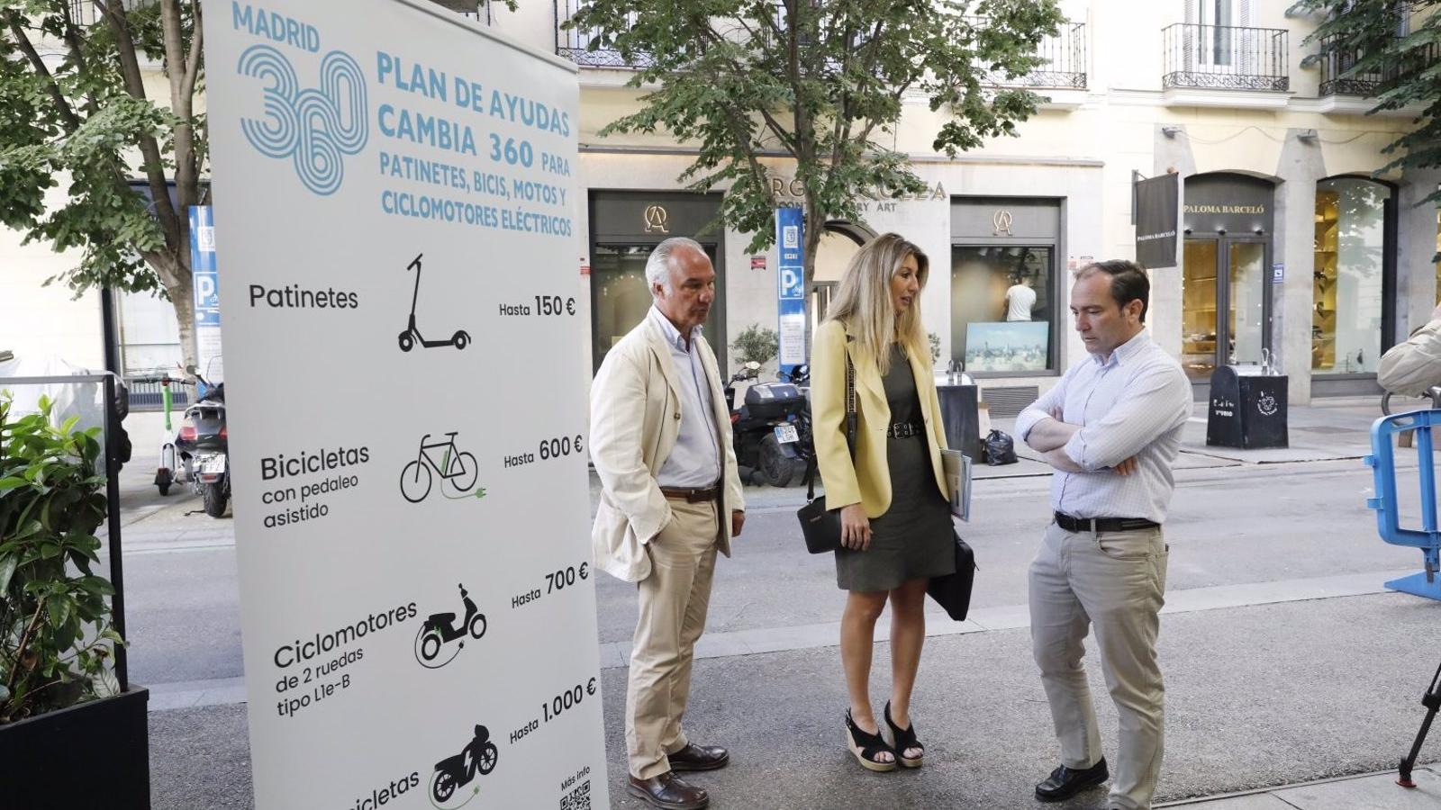 El Ayuntamiento de Madrid lanza una subvención de medio millón para comprar motos, bicis y patinetes eléctricos