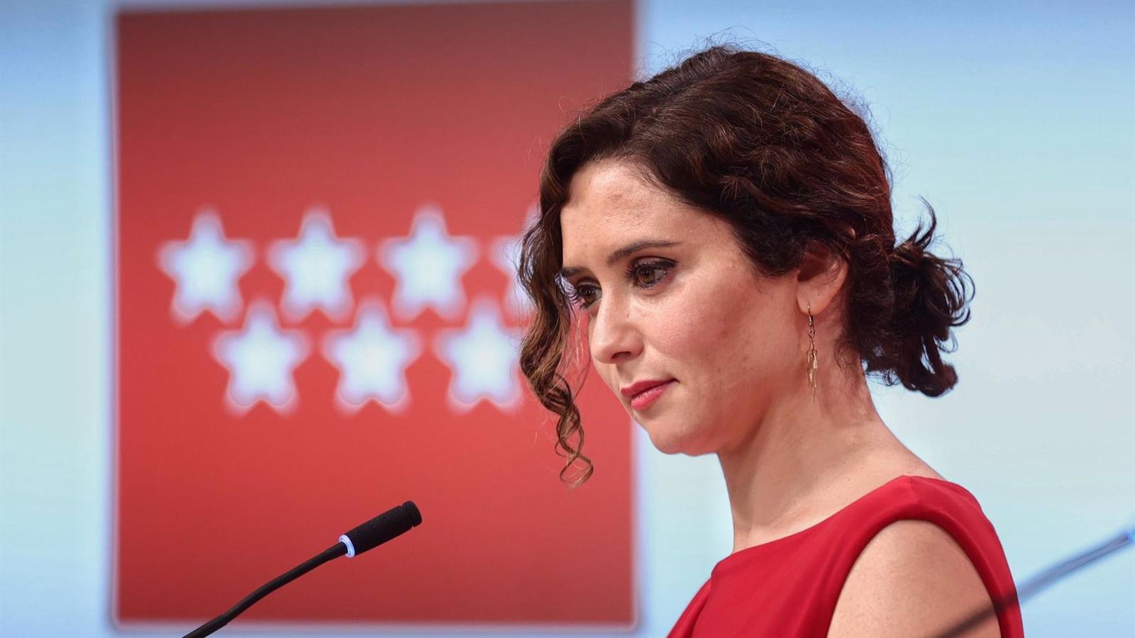 Díaz Ayuso califica de "nefastas" las propuestas del PSOE en materia de fiscalidad