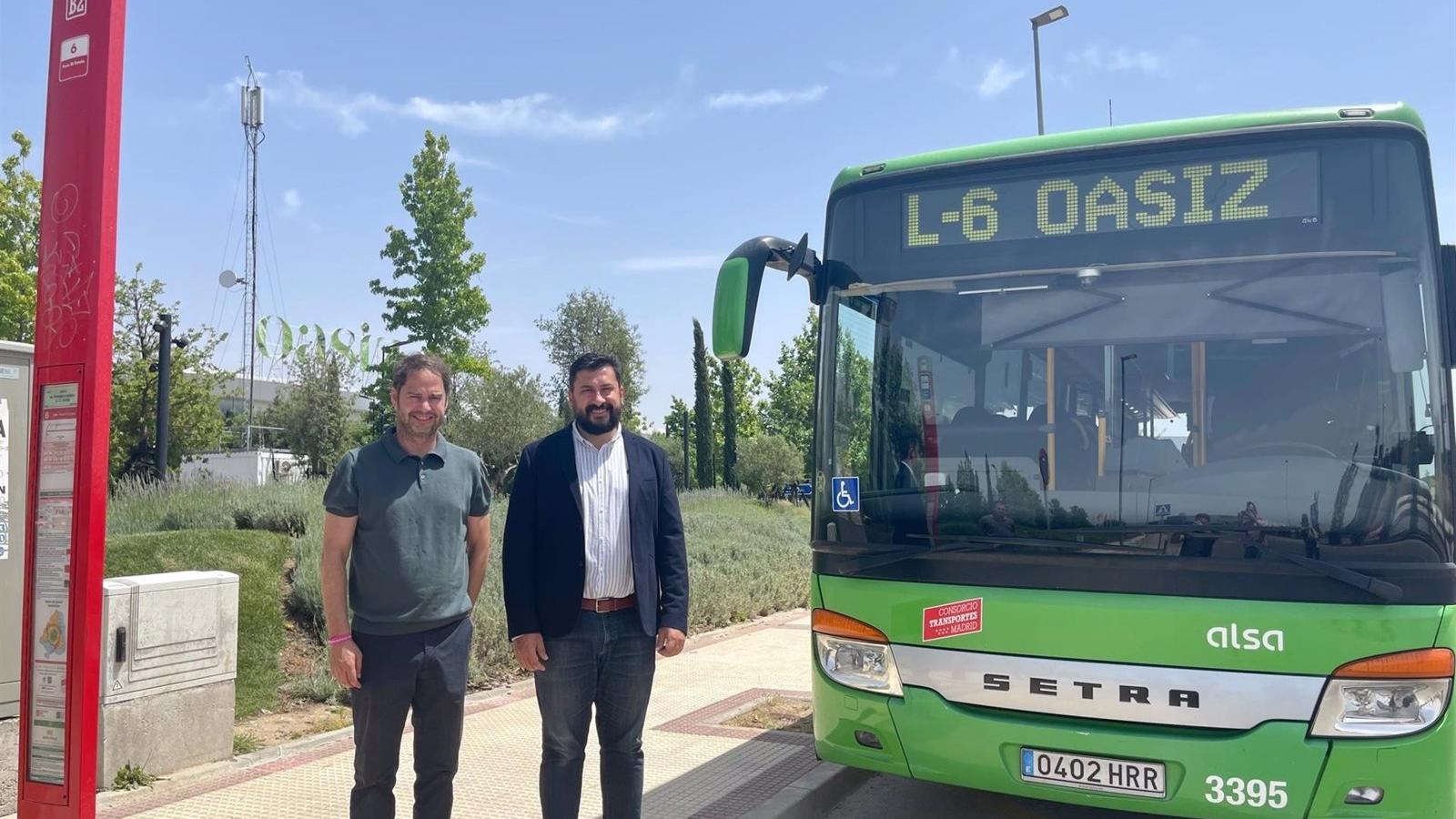 Más de 4.000 pasajeros semanales viajan en la línea 6 de autobuses de Torrejón de Ardoz