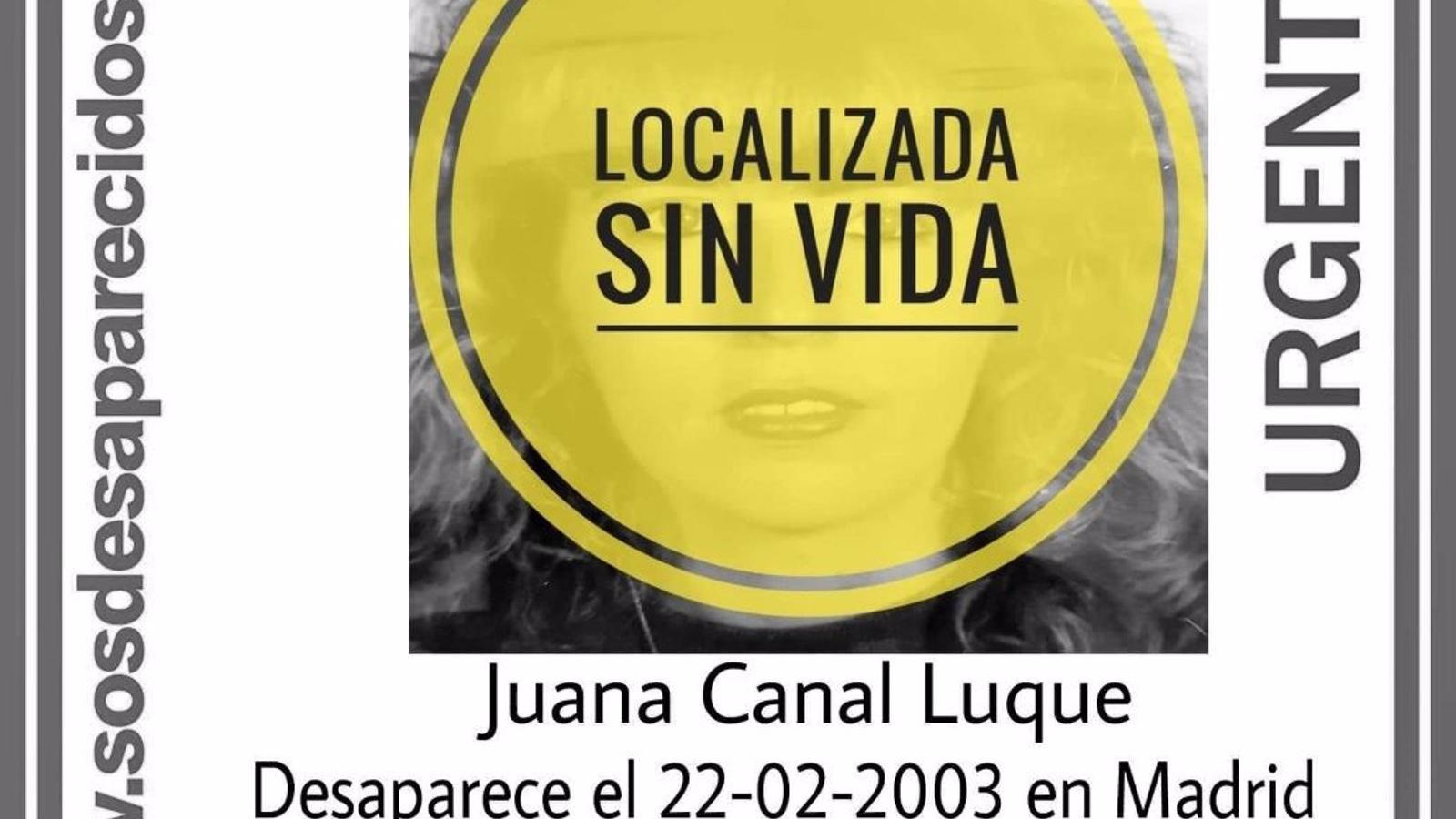  Encuentran en Ávila el cadáver de una madrileña desaparecida hace casi 20 años
