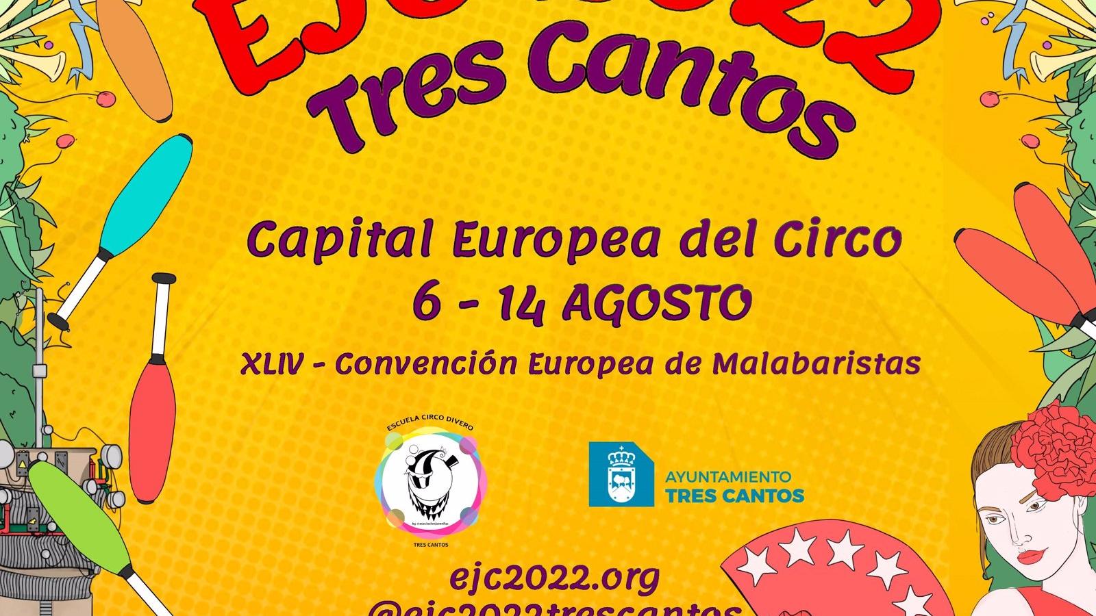 Tres Cantos será en agosto la capital europea del circo durante la 49ª Convención Europea de Malabaristas