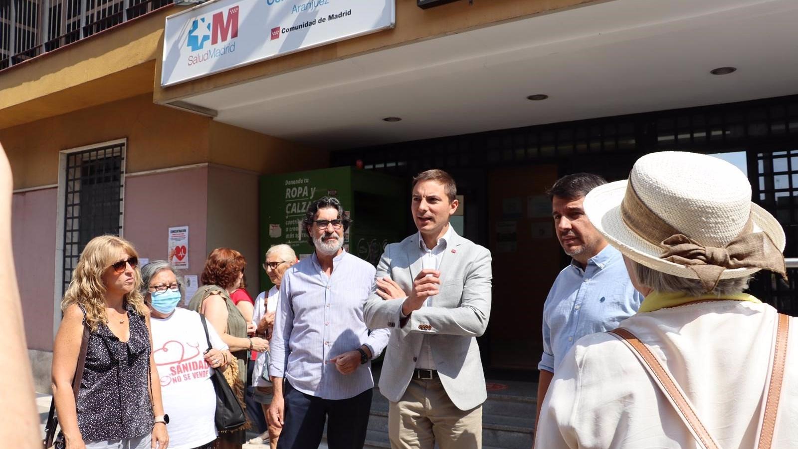 Lobato pide la apertura de las Urgencias de Atención Primaria en Aranjuez y critica el 