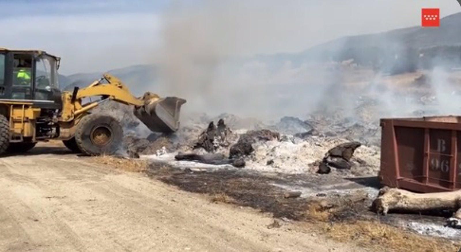  La Guardia Civil investiga las causas del fuego de Guadalix