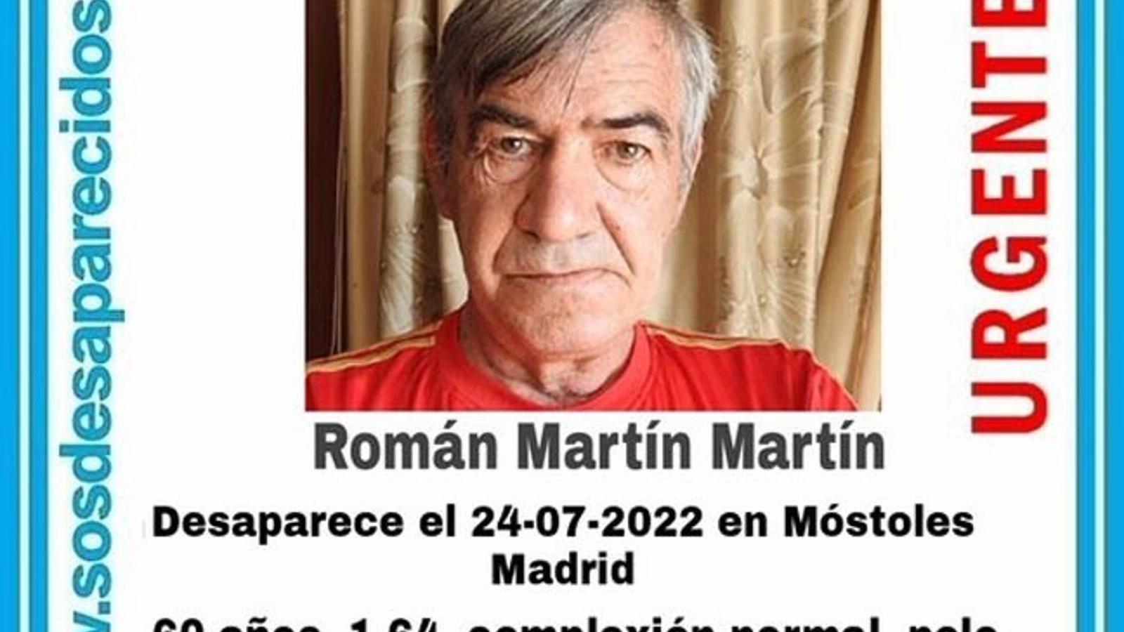Buscan a un hombre de 60 años desaparecido en Móstoles