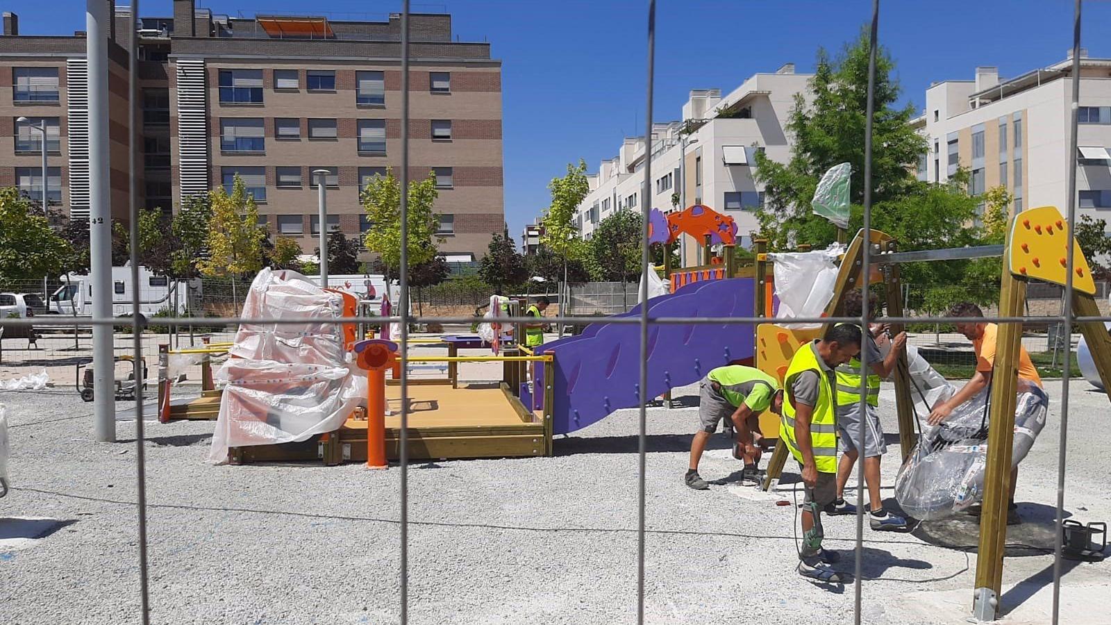 El barrio de Tempranales de Sanse continúa su proceso de modernización con más zonas verdes El barrio de Tempranales de Sanse continúa su proceso de modernización con más zonas verdes