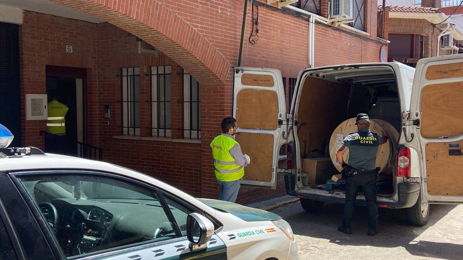 Detienen a dos madrileños con gran historial delictivo que acababan de robar más de 10.500€ en cobre en Toledo