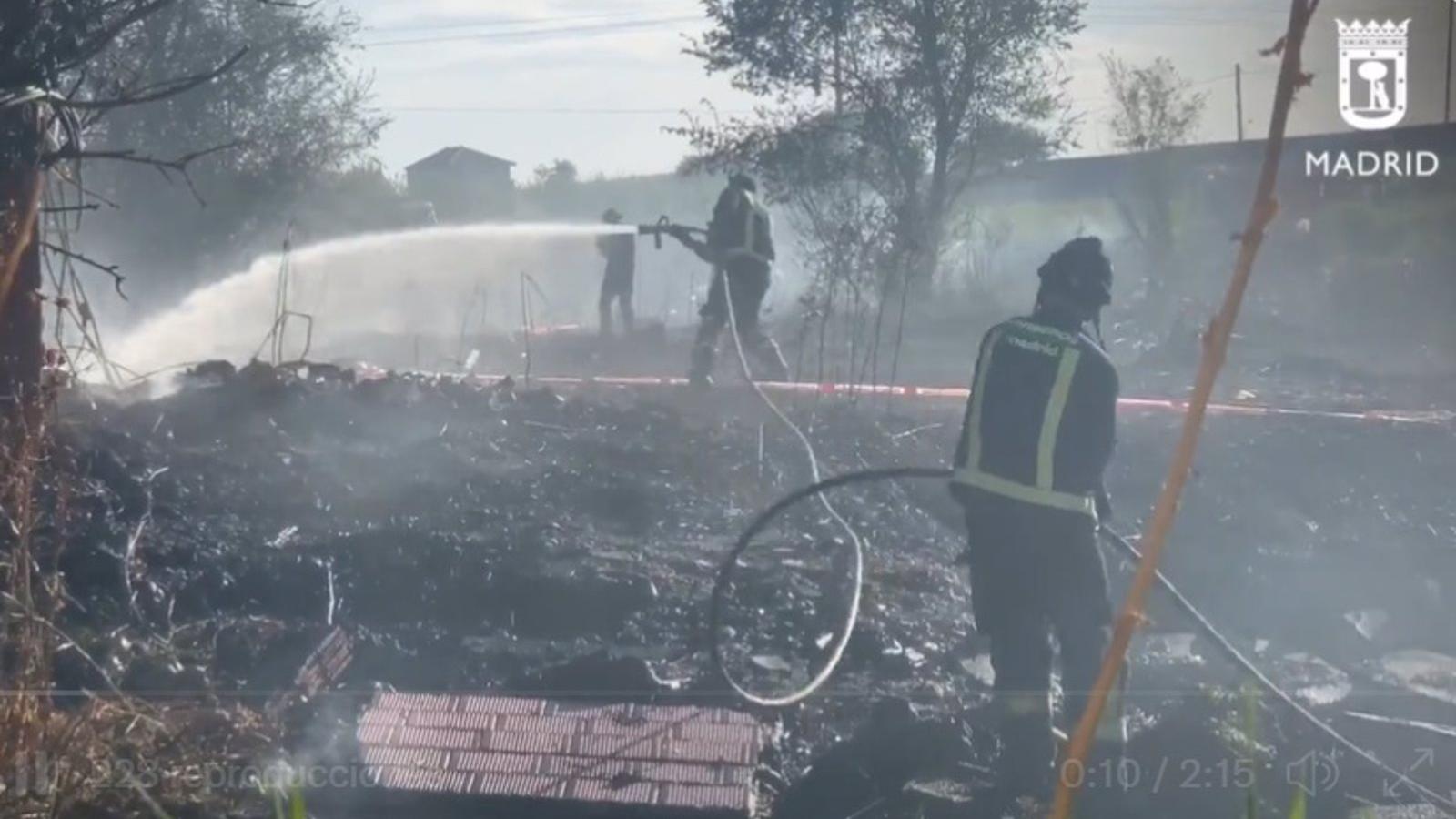 Extinguido sin heridos un incendio de pastos en el sector VI de Cañada Real