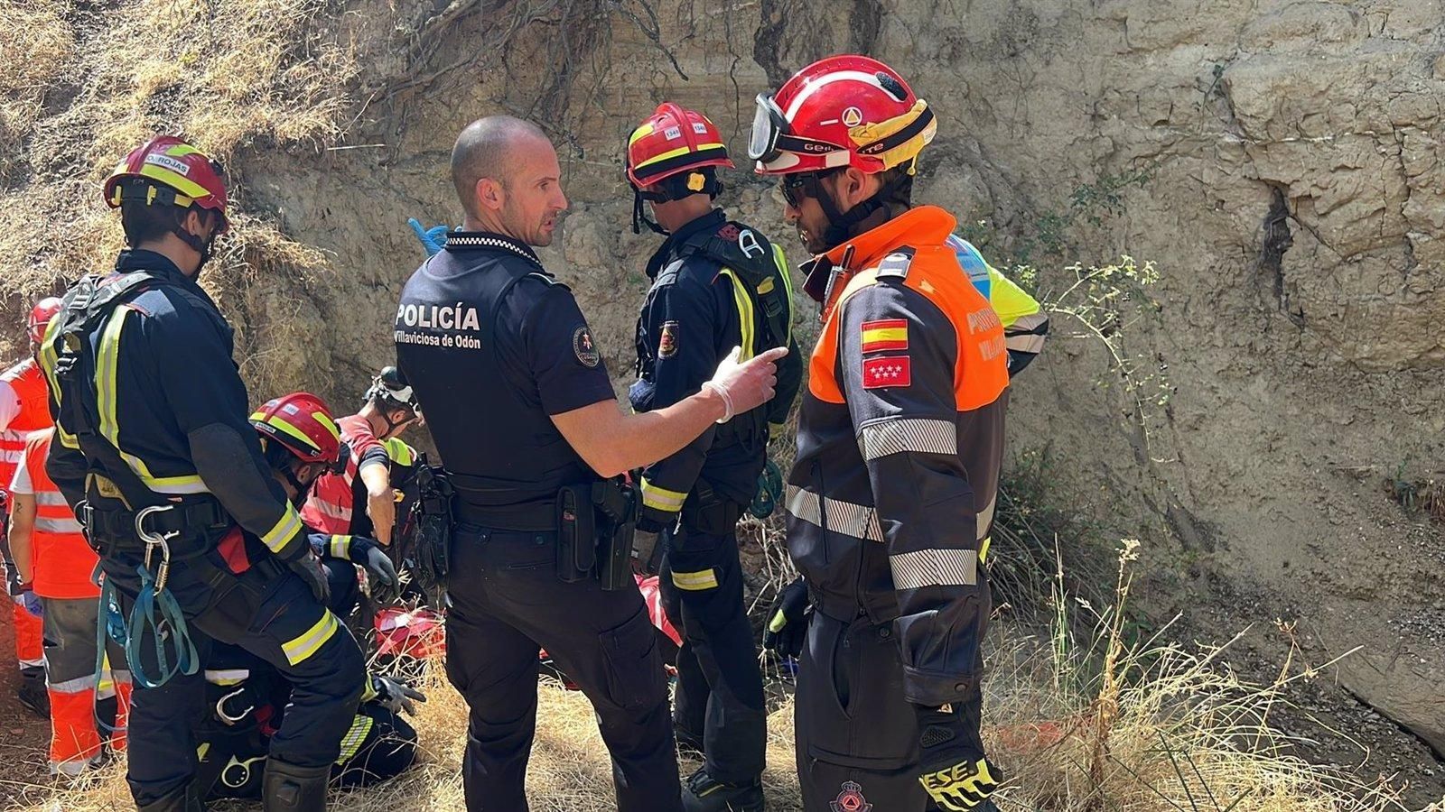 Herida muy grave una mujer de 52 años al caer por un terraplén en una carrera ciclista en Villaviciosa