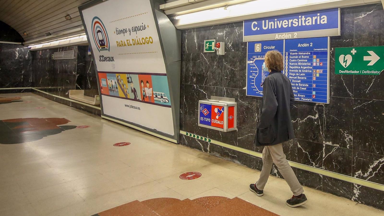 Circulación lenta en la Línea 6 de Metro entre Nuevos Ministerios y Ciudad Universitaria por una incidencia en el túnel