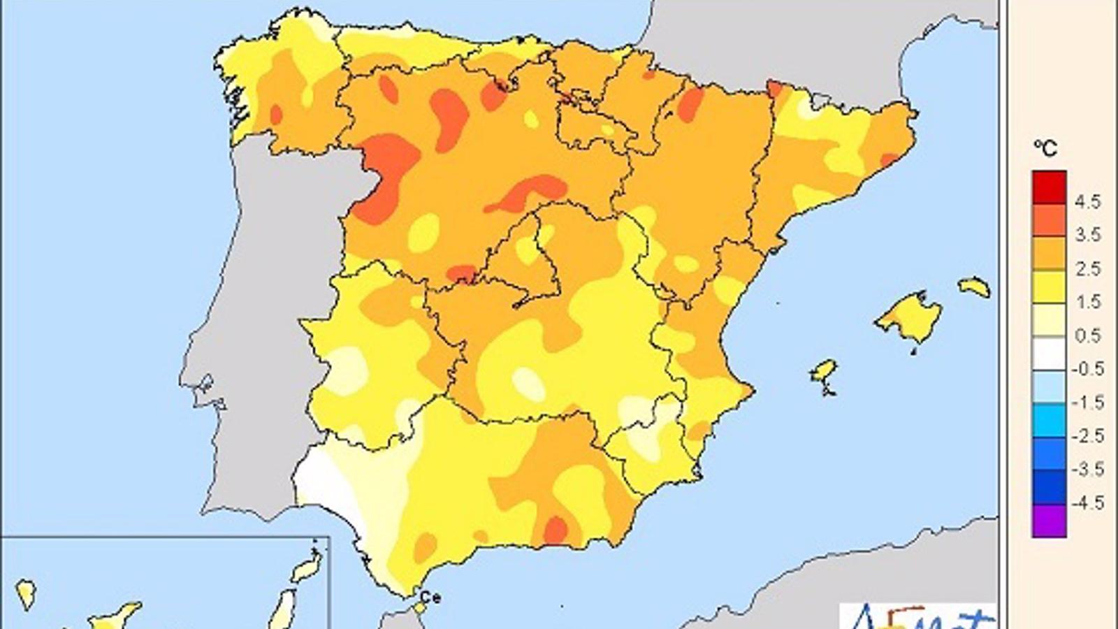 España ha vivido el verano más cálido de los últimos 60 años