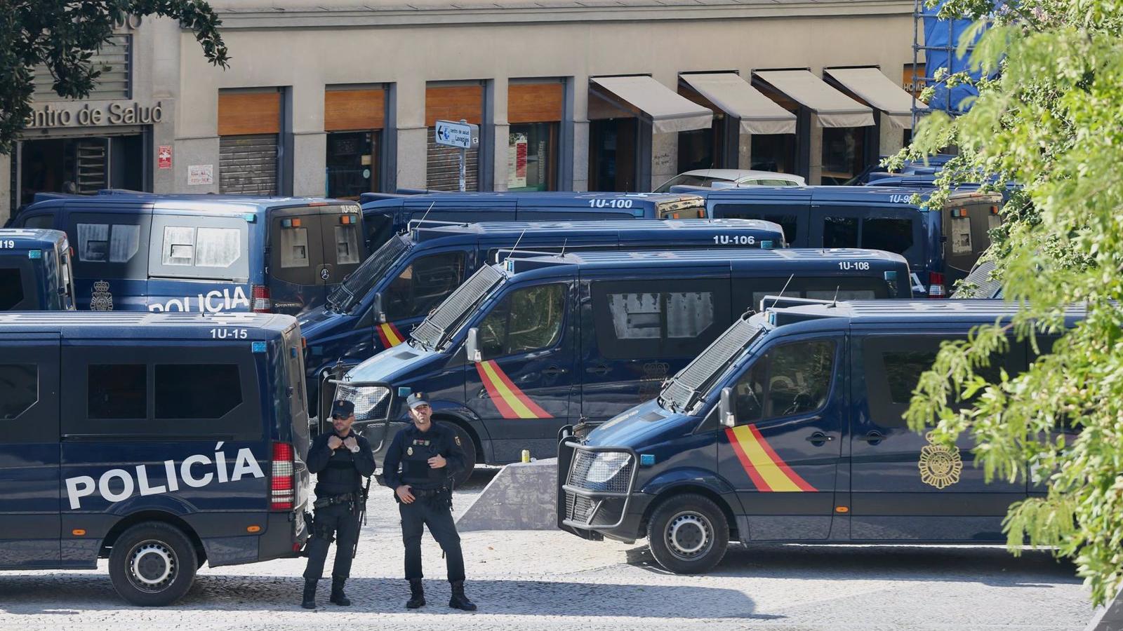 Aumentan a 13 los detenidos en el desalojo de 'La Quimera', nueve de ellos por drogas