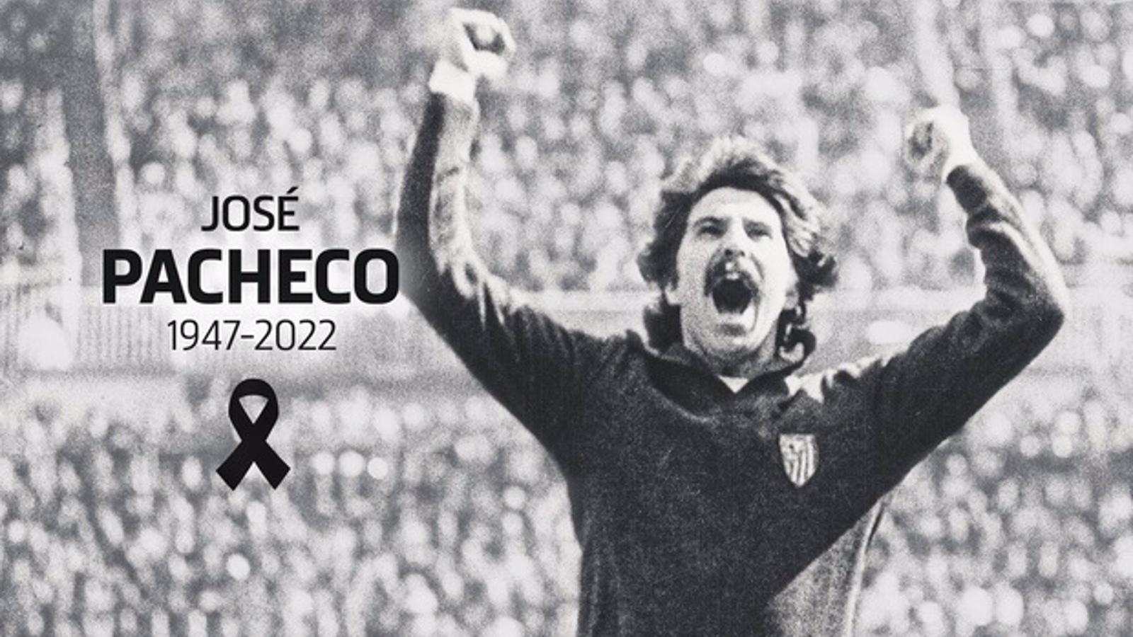 Muere José Pacheco, exportero del Atlético de Madrid y ganador de tres Ligas, dos Copas y la Intercontinental