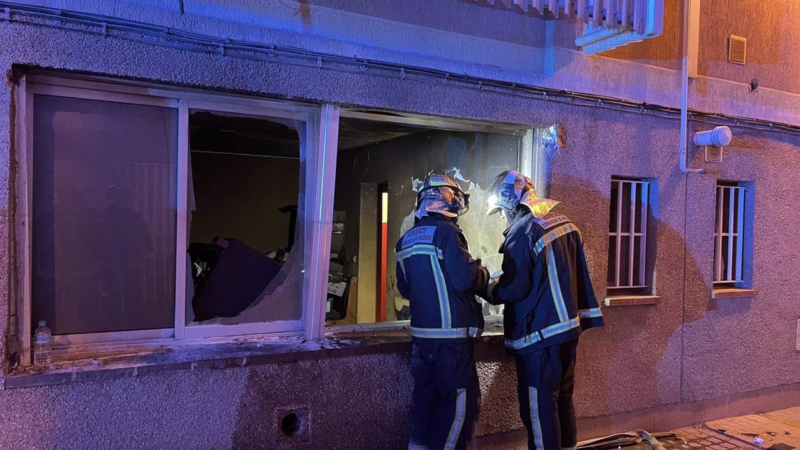 Muere un hombre de avanzada edad en un fuego en una vivienda en Aranjuez