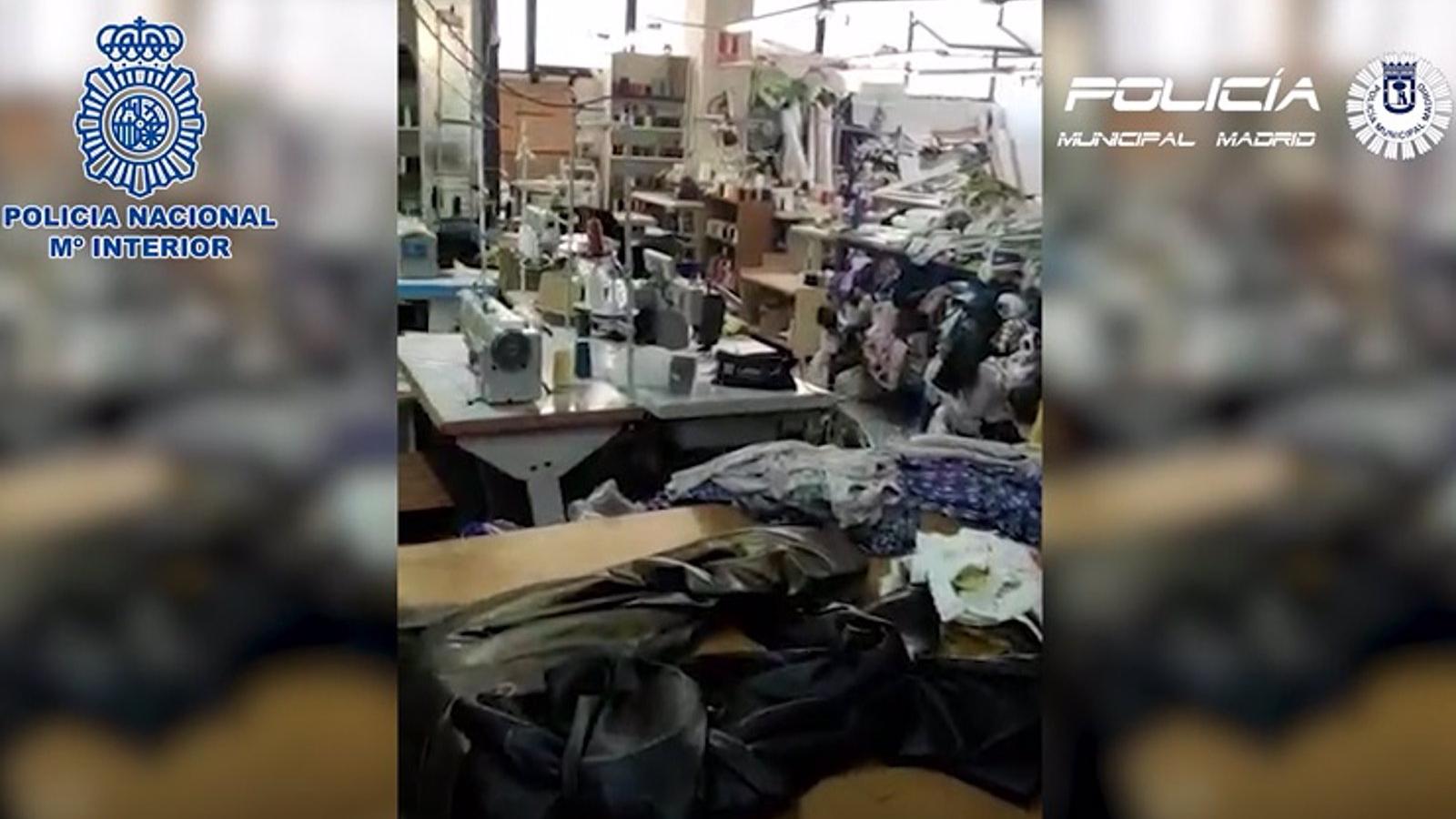  Seis detenidos y desarticulado un taller textil clandestino donde se explotaban a empleados inmigrantes