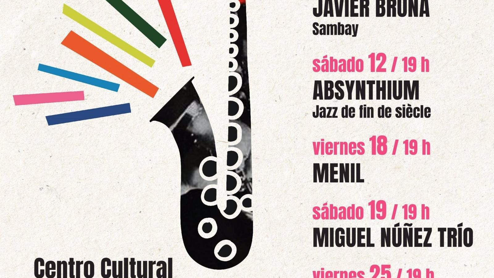 Javier Bruna, el dúo Absynthium y El Amir, en el cartel del Festival de Jazz de Ciudad Lineal del 4 al 26 de noviembre