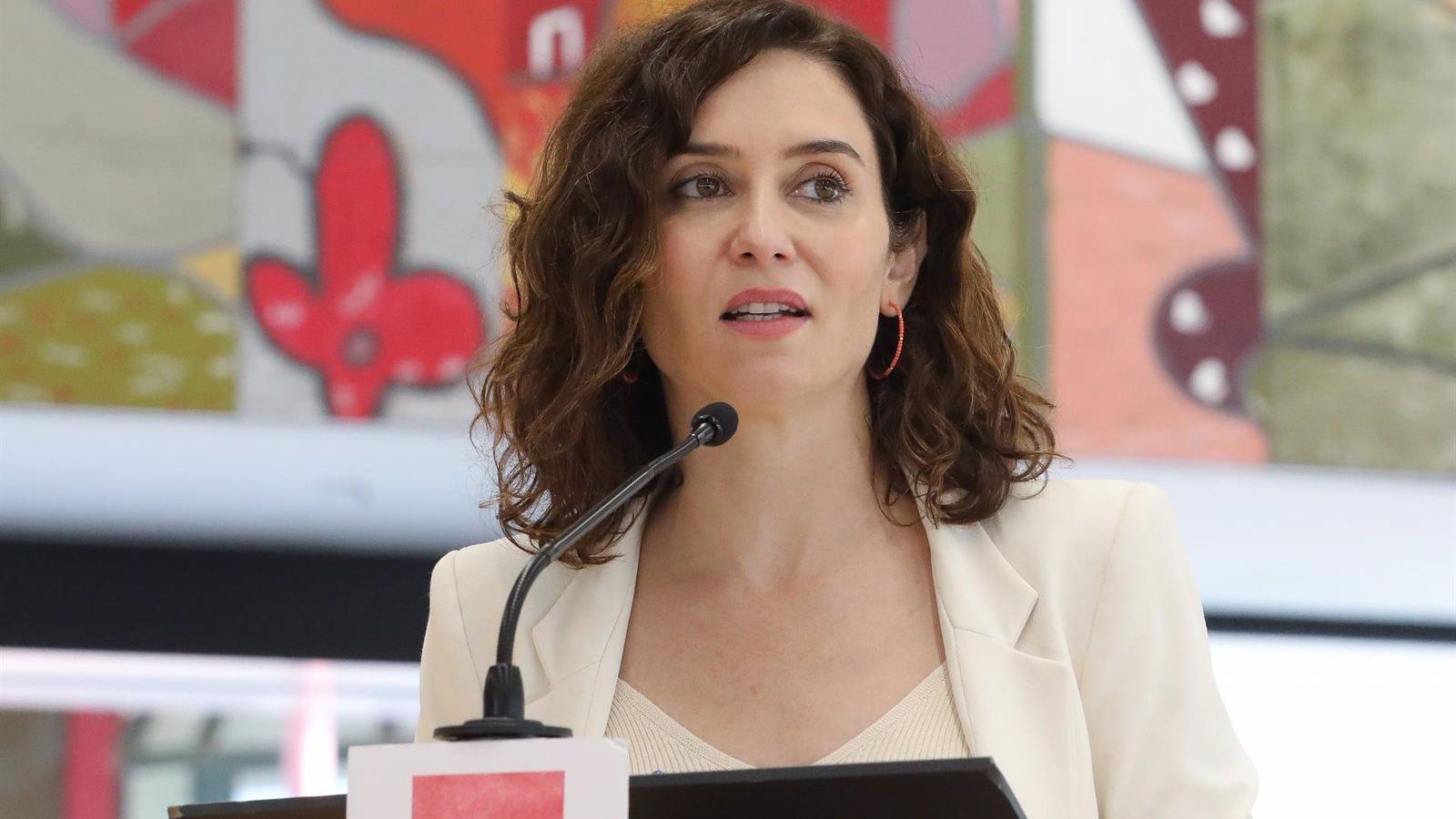 Díaz Ayuso considera que la manifestación no fue para defender la Sanidad porque si no hubieran acudido todos los madrileños
