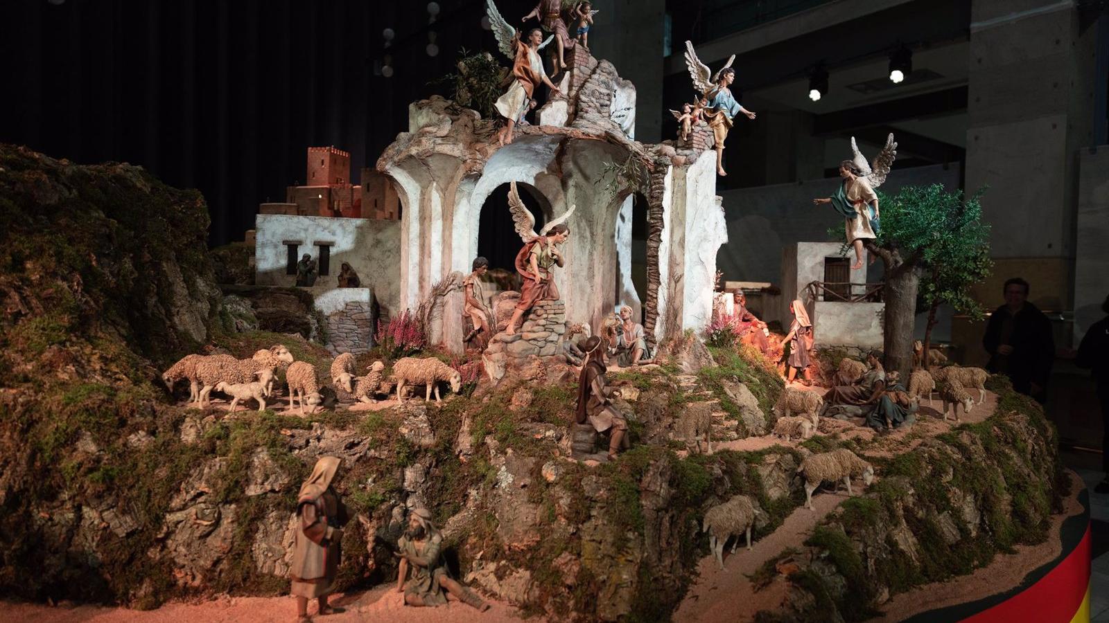 El Belén de Cibeles tendrá forma circular para favorecer la escenografía continua del nacimiento de Jesús El Belén de Cibeles tendrá forma circular para favorecer la escenografía continua del nacimiento de Jesús