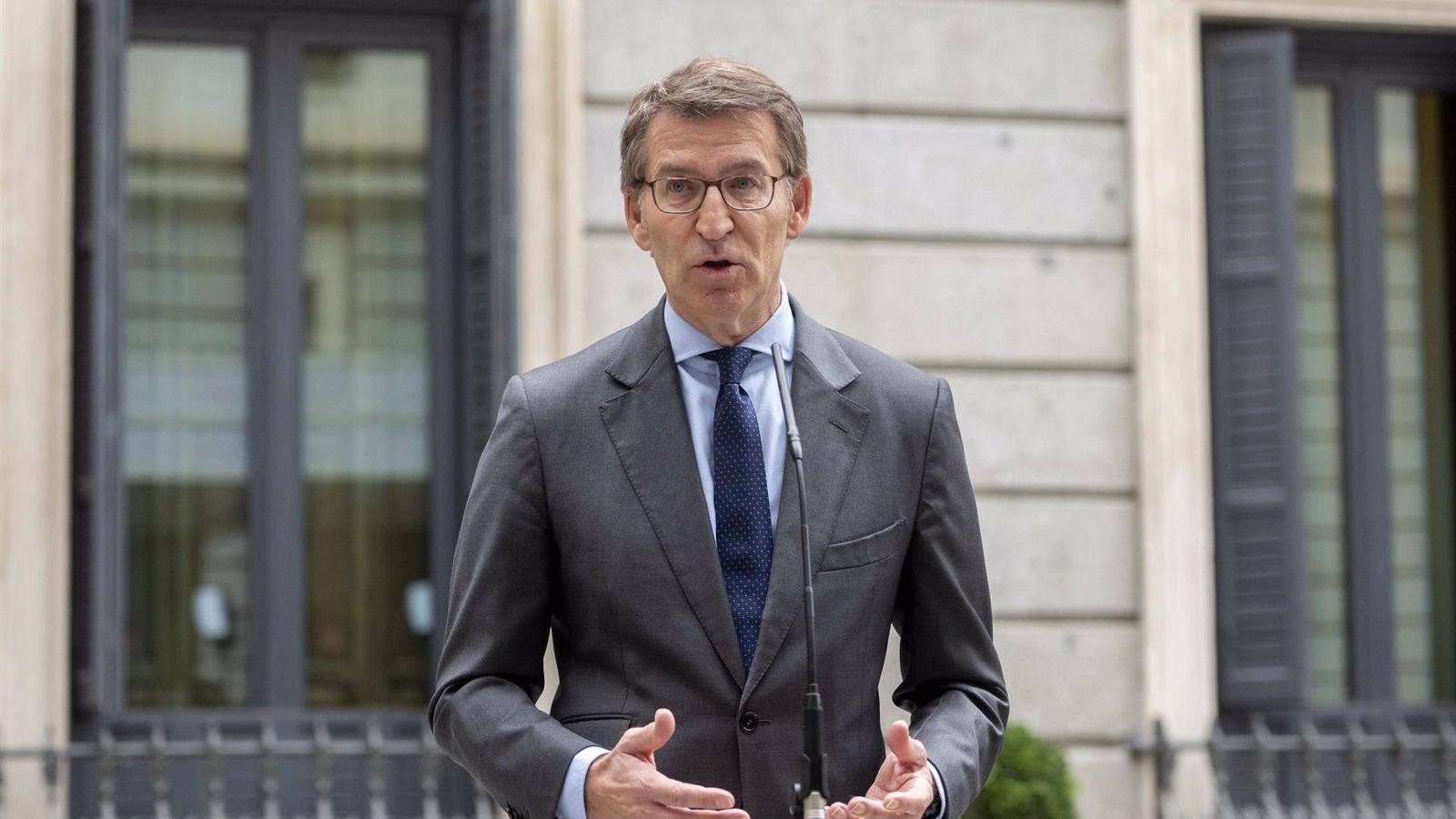 Feijóo pide elecciones anticipadas ya porque el Gobierno asume decisiones que "no se sometieron a las urnas"