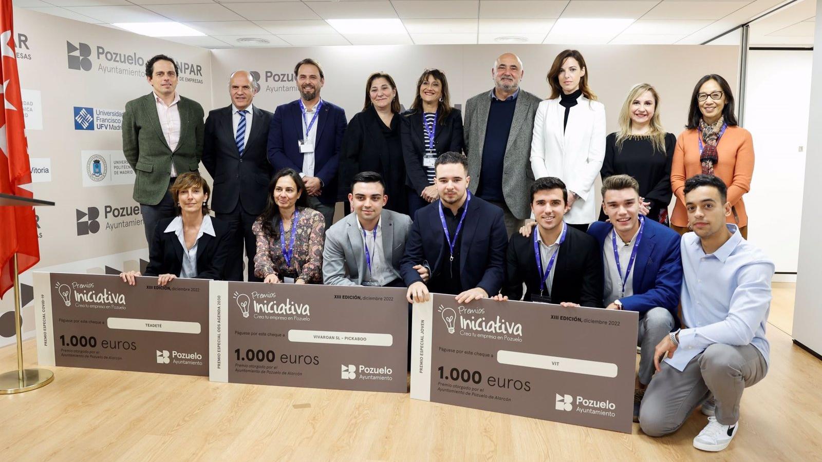 Pozuelo reconoce el espíritu emprendedor de cinco nuevas empresas con los Premios Iniciativa