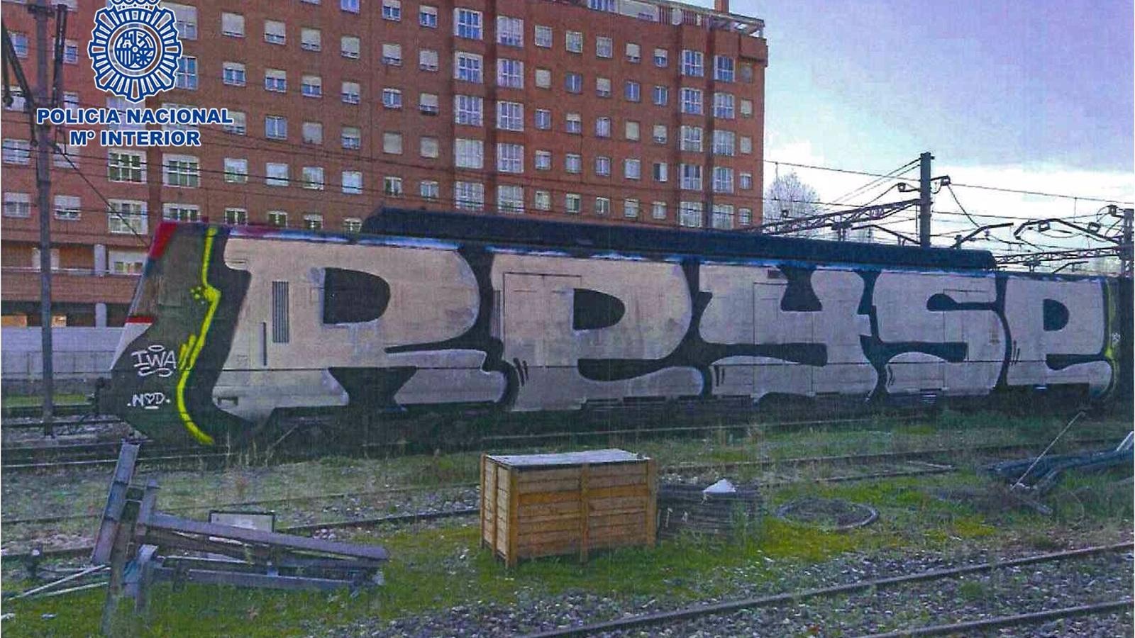 Detenidos 28 grafiteros por realizar pintadas que causaron daños por valor de 600.000€ en vagones de trenes