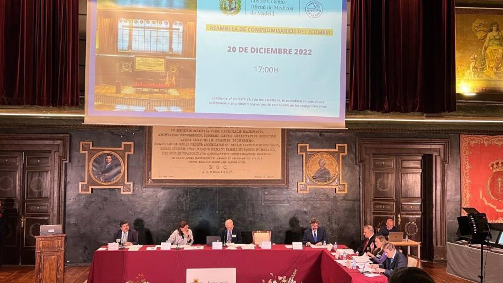 El ICOMEM aprueba los presupuestos de 2023 y no repercutirá el aumento de la inflación en la cuota de los colegiados