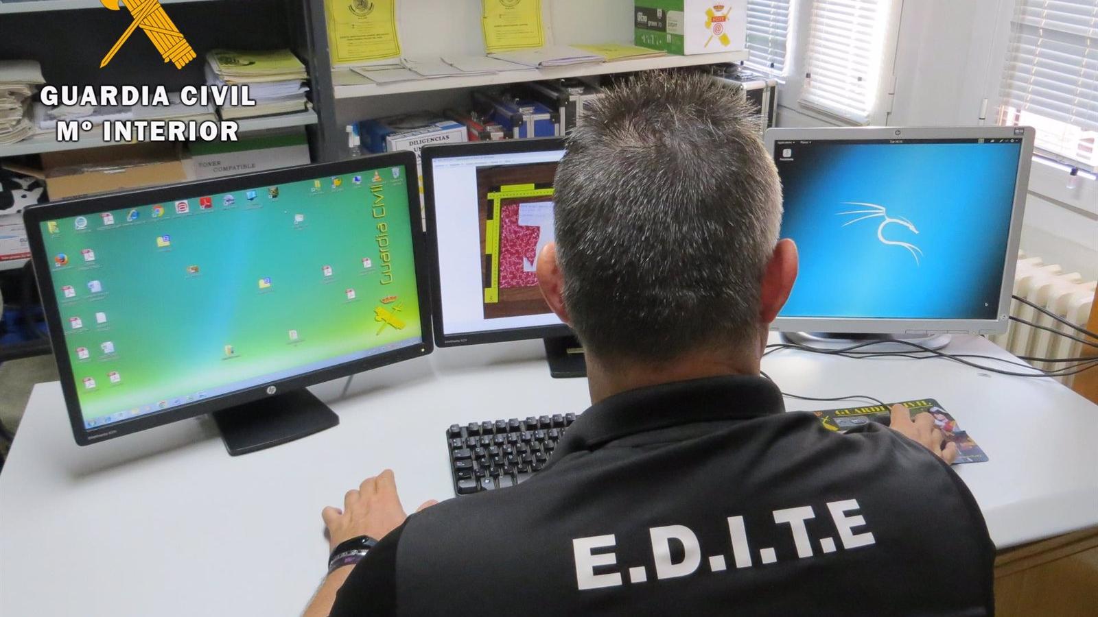 La Guardia Civil detiene a una persona en Madrid por tenencia y distribución de pornografía infantil