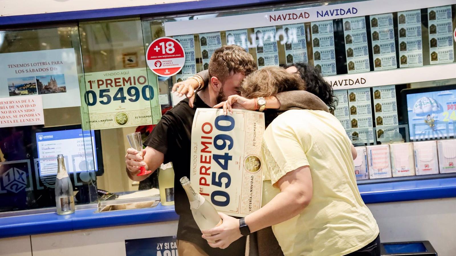 El Sorteo Extraordinario de la Lotería de Navidad deja más de 158 millones en Madrid