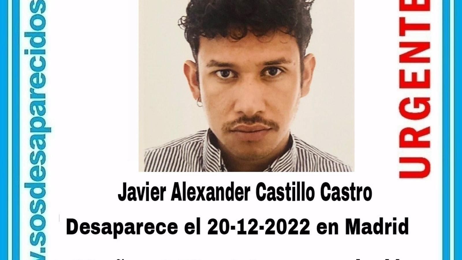  Buscan desde hace una semana a un hombre de 30 años desaparecido en Madrid