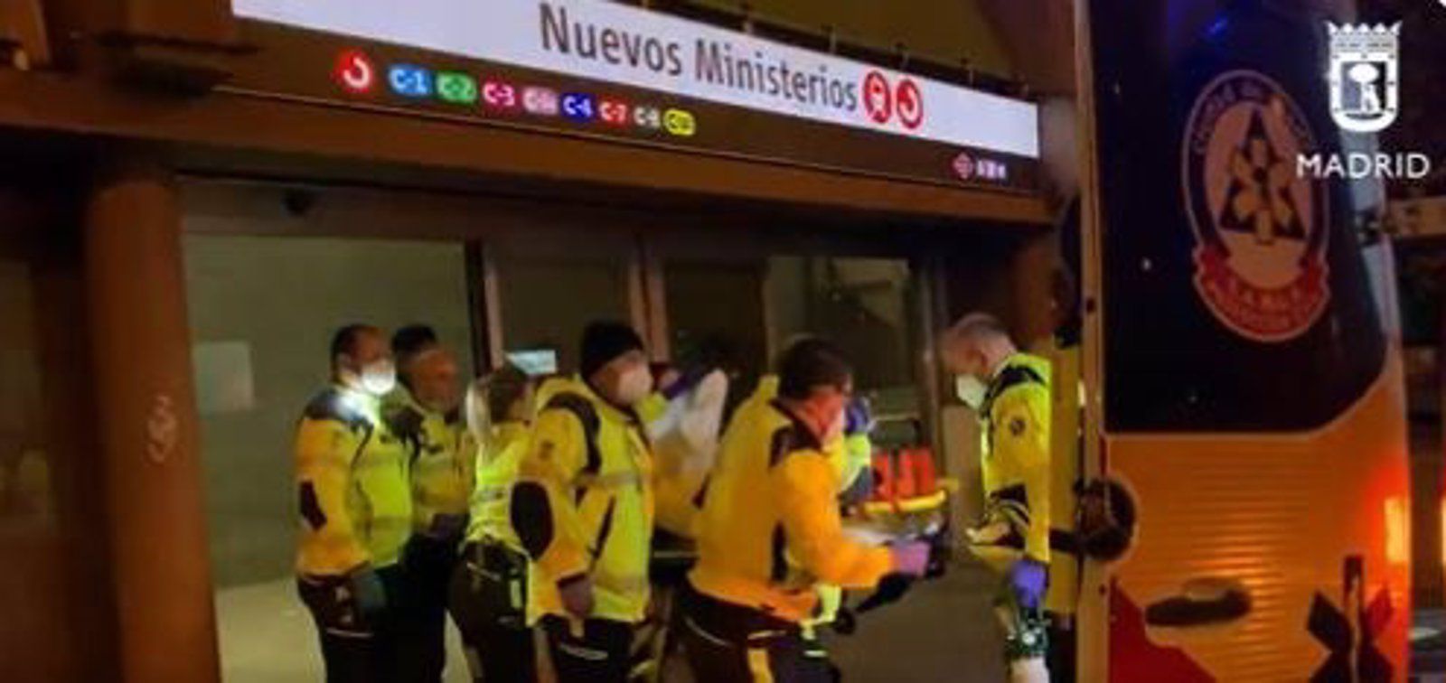 Investigan como accidental la caída de un joven por unas escaleras de la estación de Nuevos Ministerios