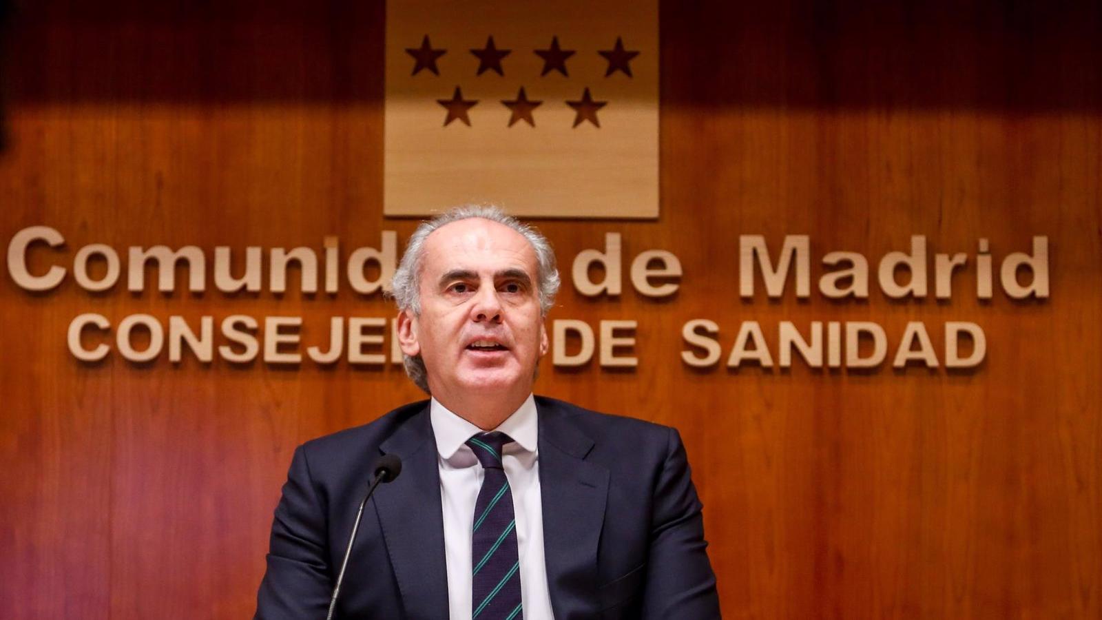 Enrique Ruiz Escudero asegura que se ve con fuerzas para seguir al frente de la Sanidad madrileña